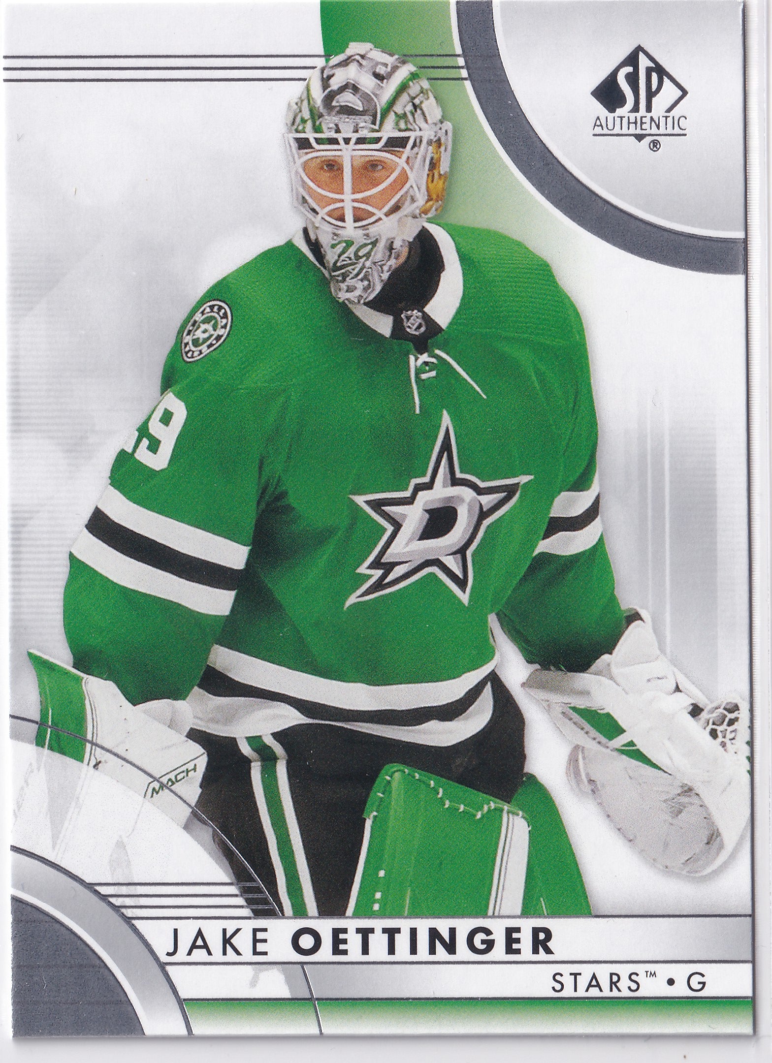 Jake Oettinger 2023-24 SP Authentic #36 Dallas Stars