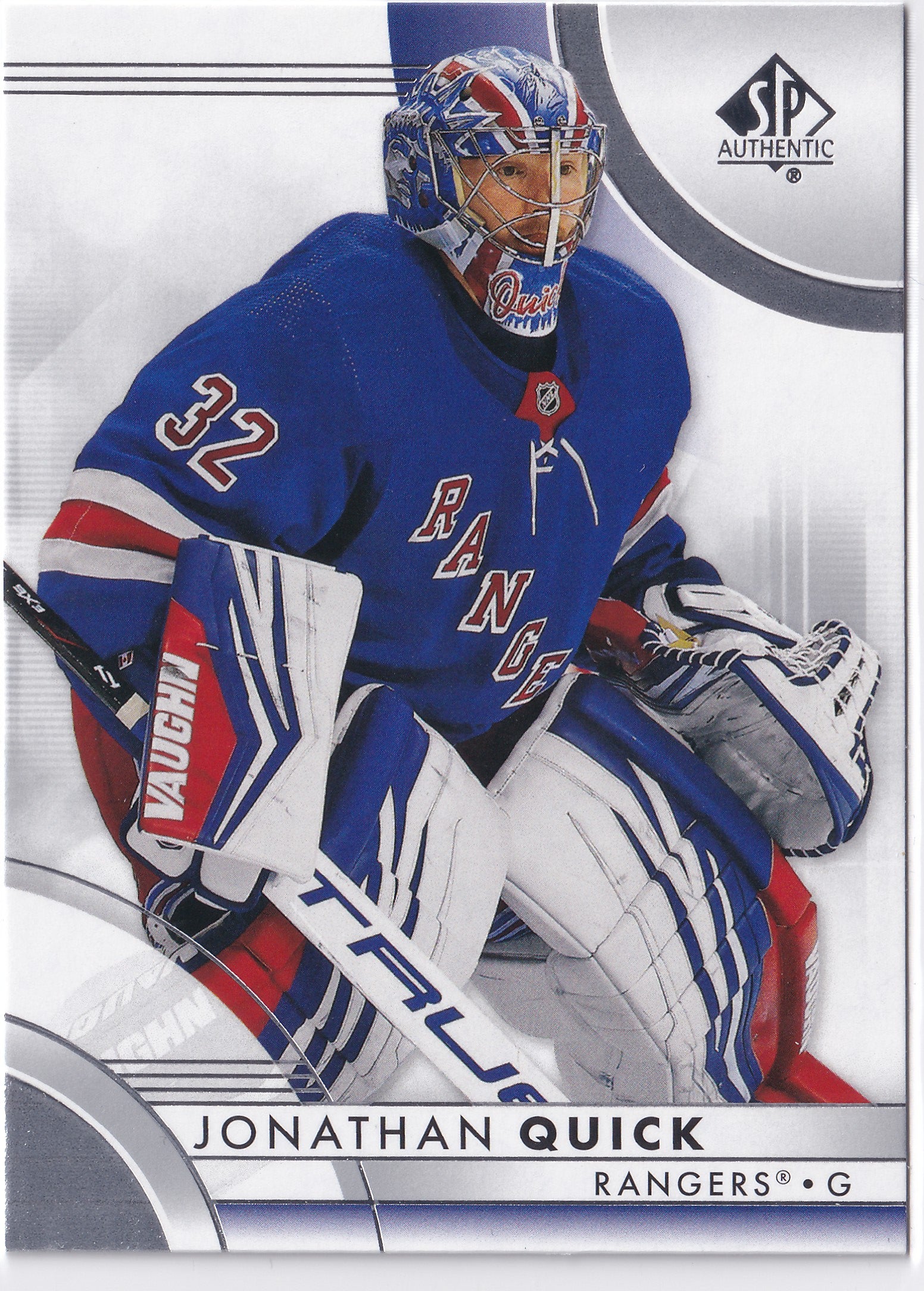 Jonathan Quick 2023-24 SP Authentic #34 New York Rangers
