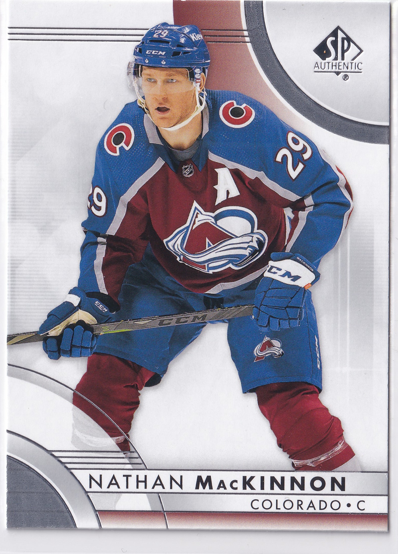 Nathan MacKinnon 2023-24 SP Authentic #87 Colorado Avalanche