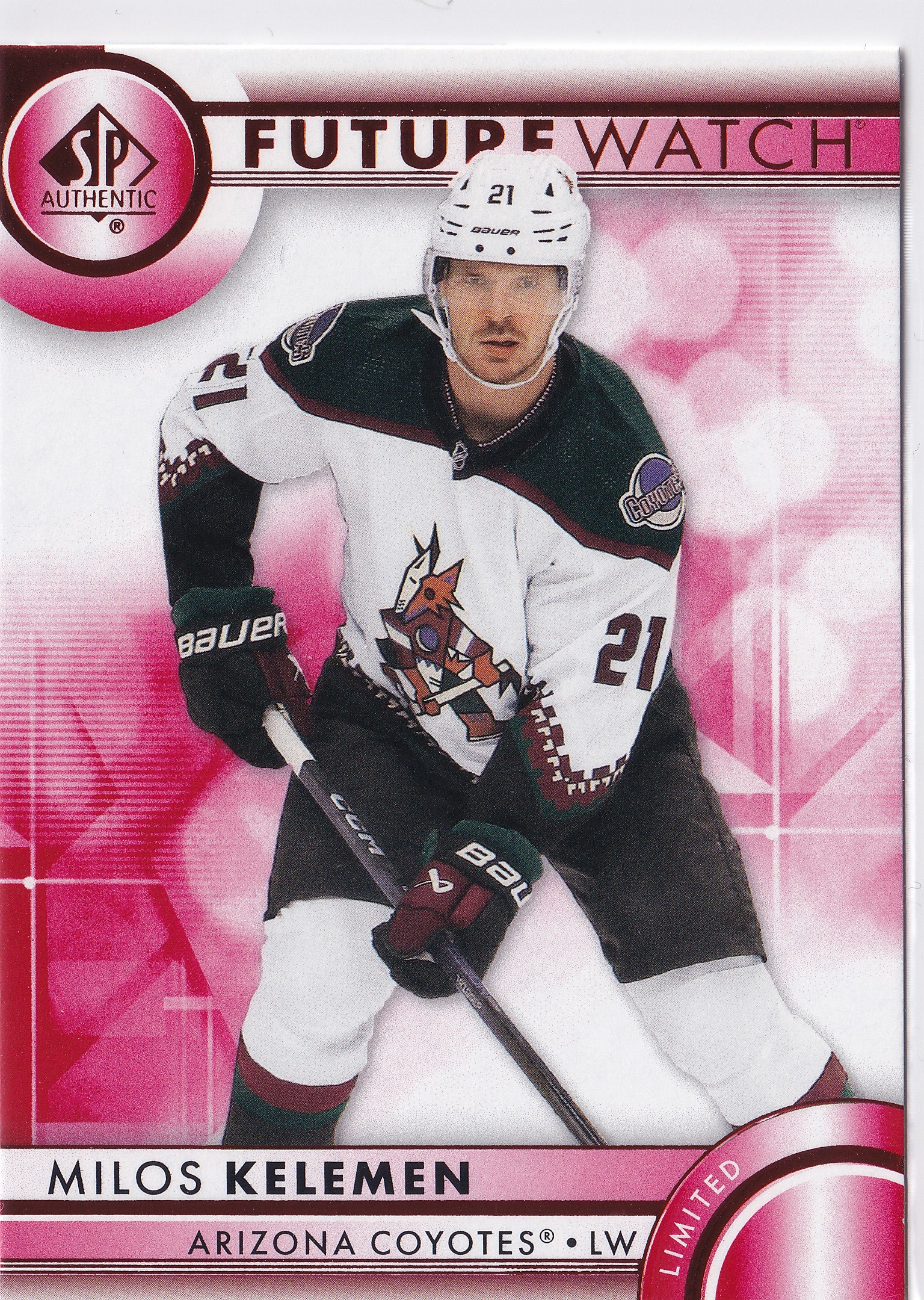 Milos Kelemen 2023-24 SP Authentic Future Watch Limited Red #119 Arizona Coyotes