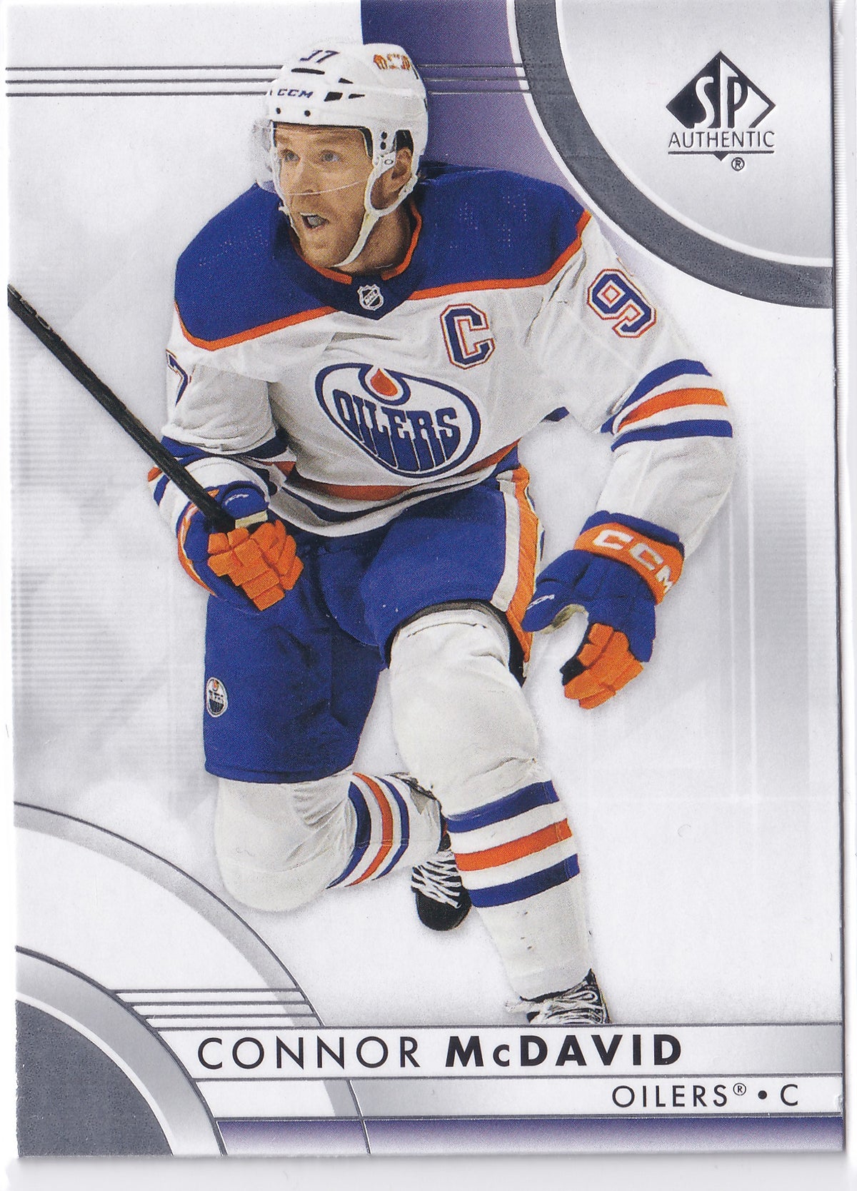 Connor McDavid 2023-24 SP Authentic #1 Edmonton Oilers