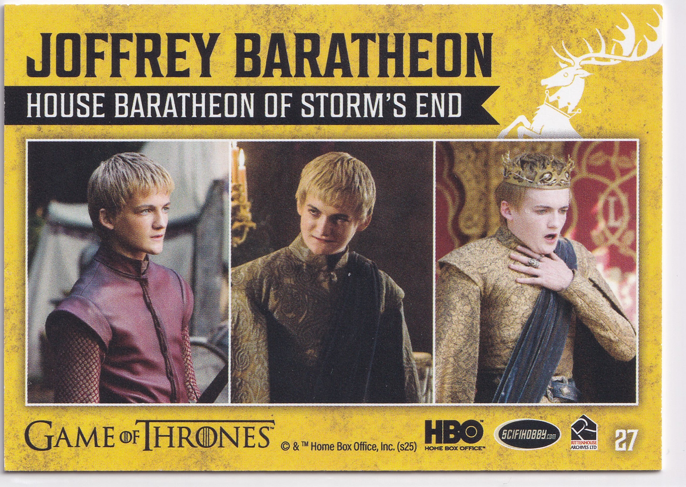 Joffrey Baratheon 2025 Game of Thrones: The Great Houses #27