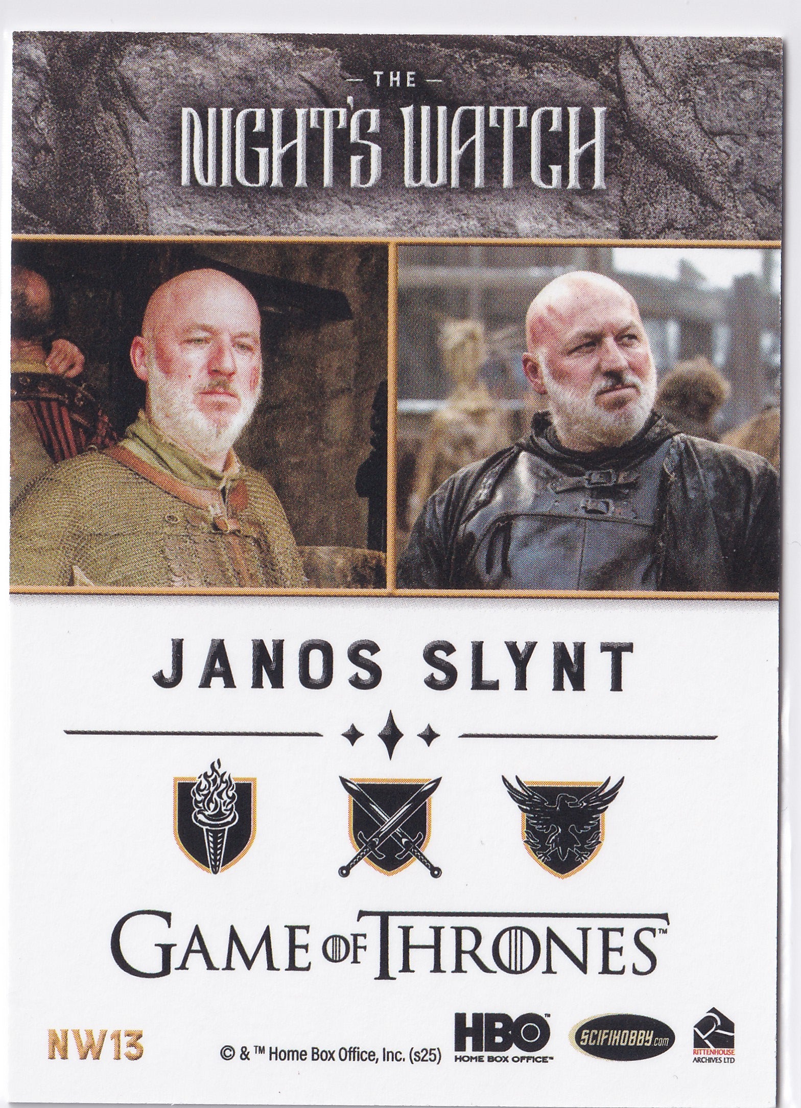 Janos Slynt 2025 Game of Thrones: The Great Houses – The Night’s Watch #NW13