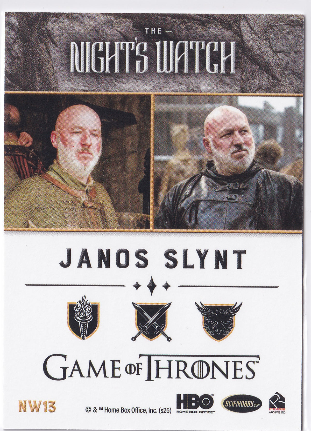 Janos Slynt 2025 Game of Thrones: The Great Houses – The Night’s Watch #NW13