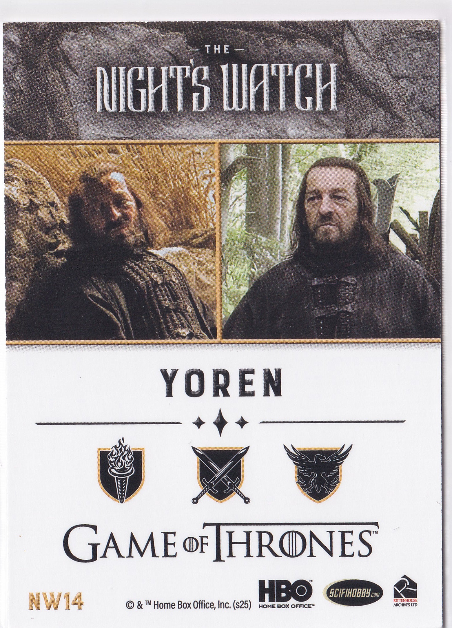 Yoren 2025 Game of Thrones: The Great Houses – The Night’s Watch #NW14