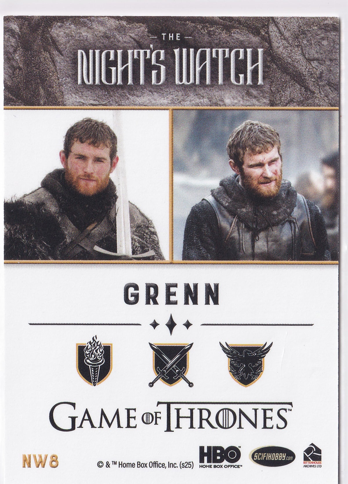 Grenn 2025 Game of Thrones: The Great Houses – The Night’s Watch #NW8