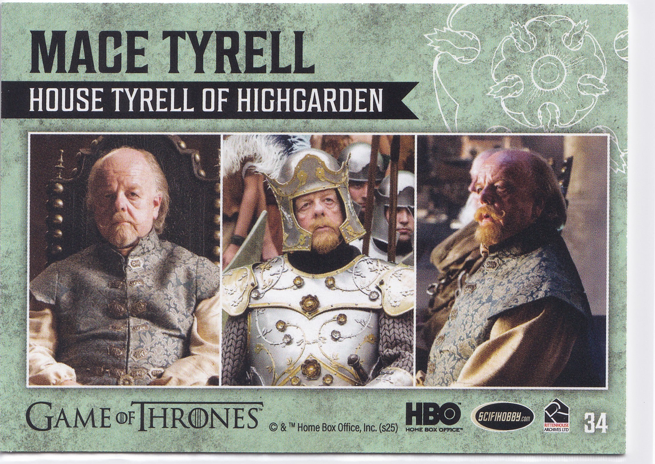 Mace Tyrell 2025 Game of Thrones: The Great Houses #34