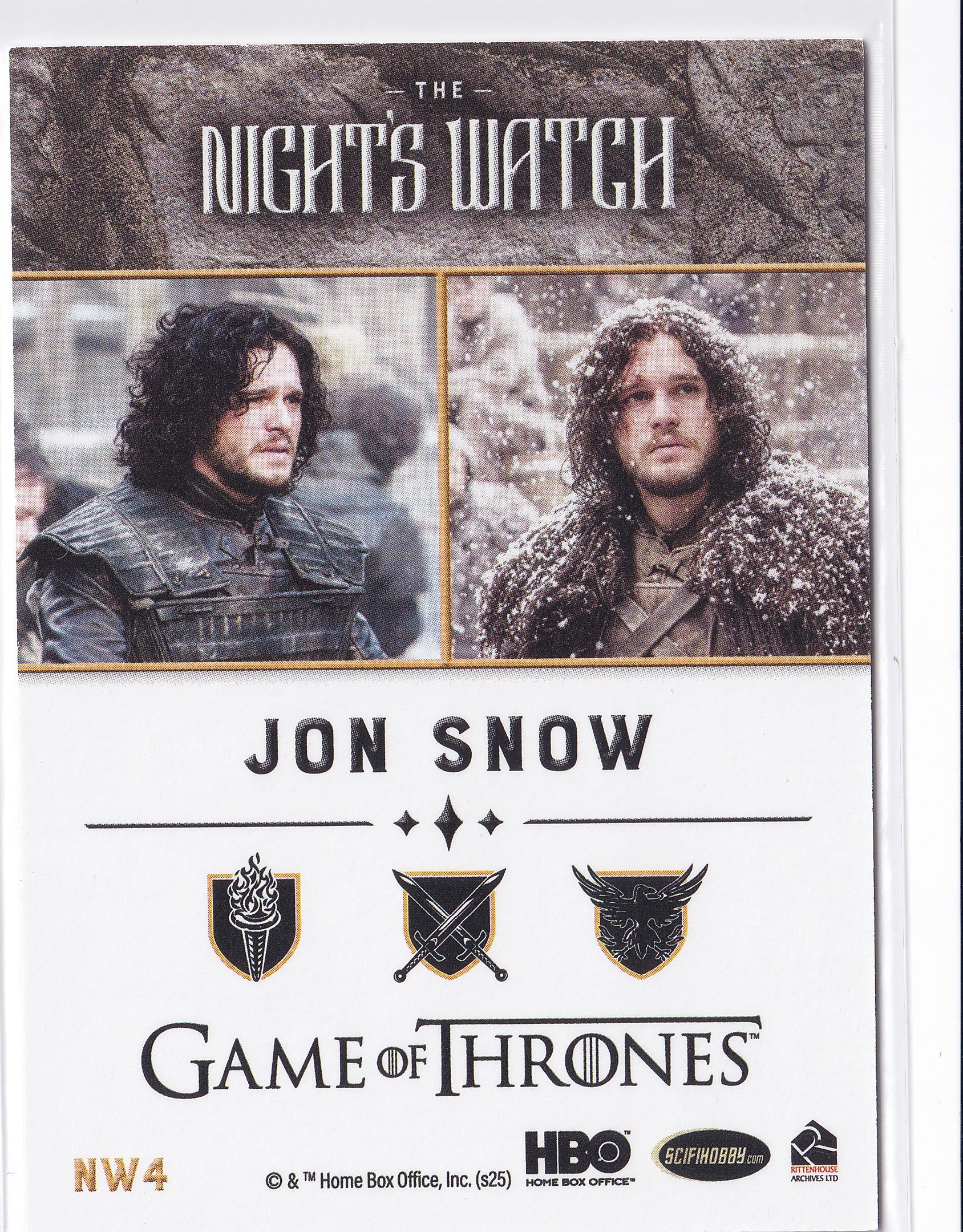 Jon Snow 2025 Game of Thrones: The Great Houses – The Night’s Watch #NW4