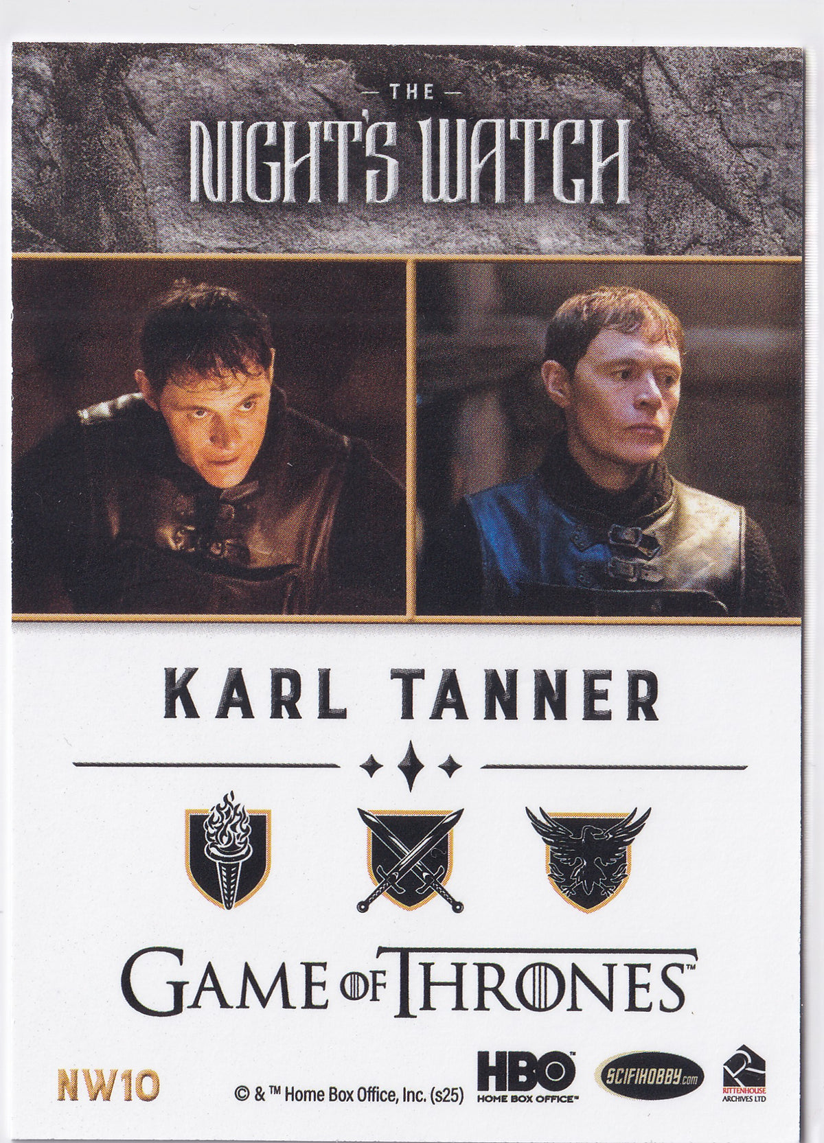 Karl Tanner 2025 Game of Thrones: The Great Houses – The Night’s Watch #NW10
