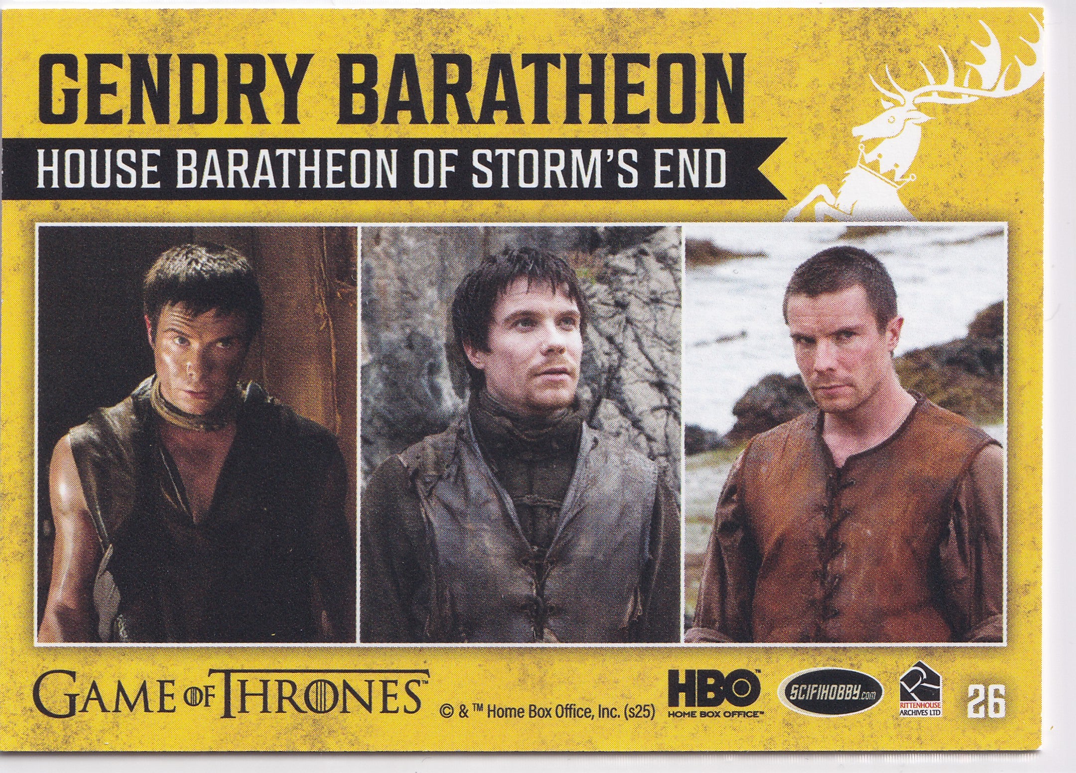 Gendry Baratheon 2025 Game of Thrones: The Great Houses #26