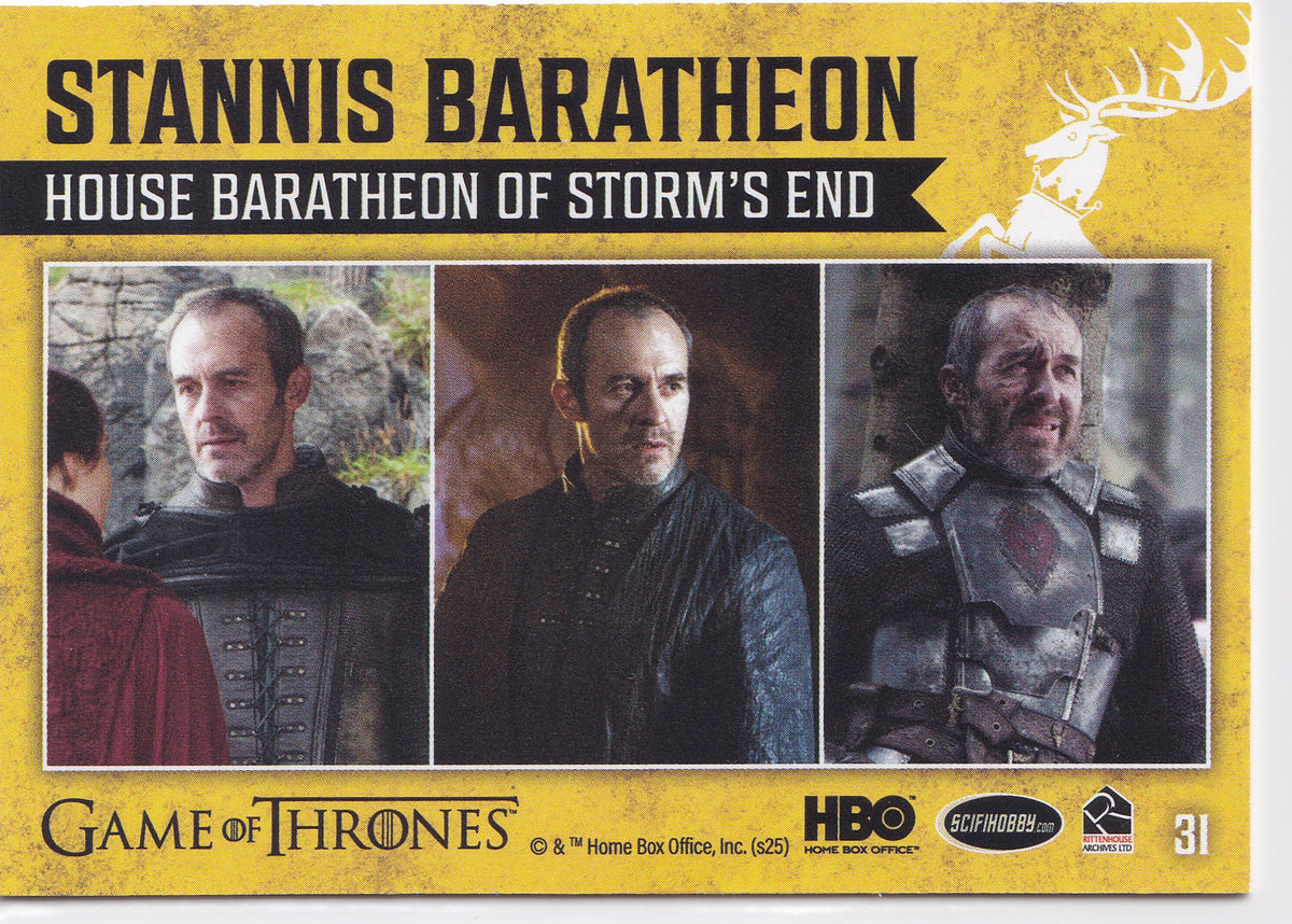 Stannis Baratheon 2025 Game of Thrones: The Great Houses #31