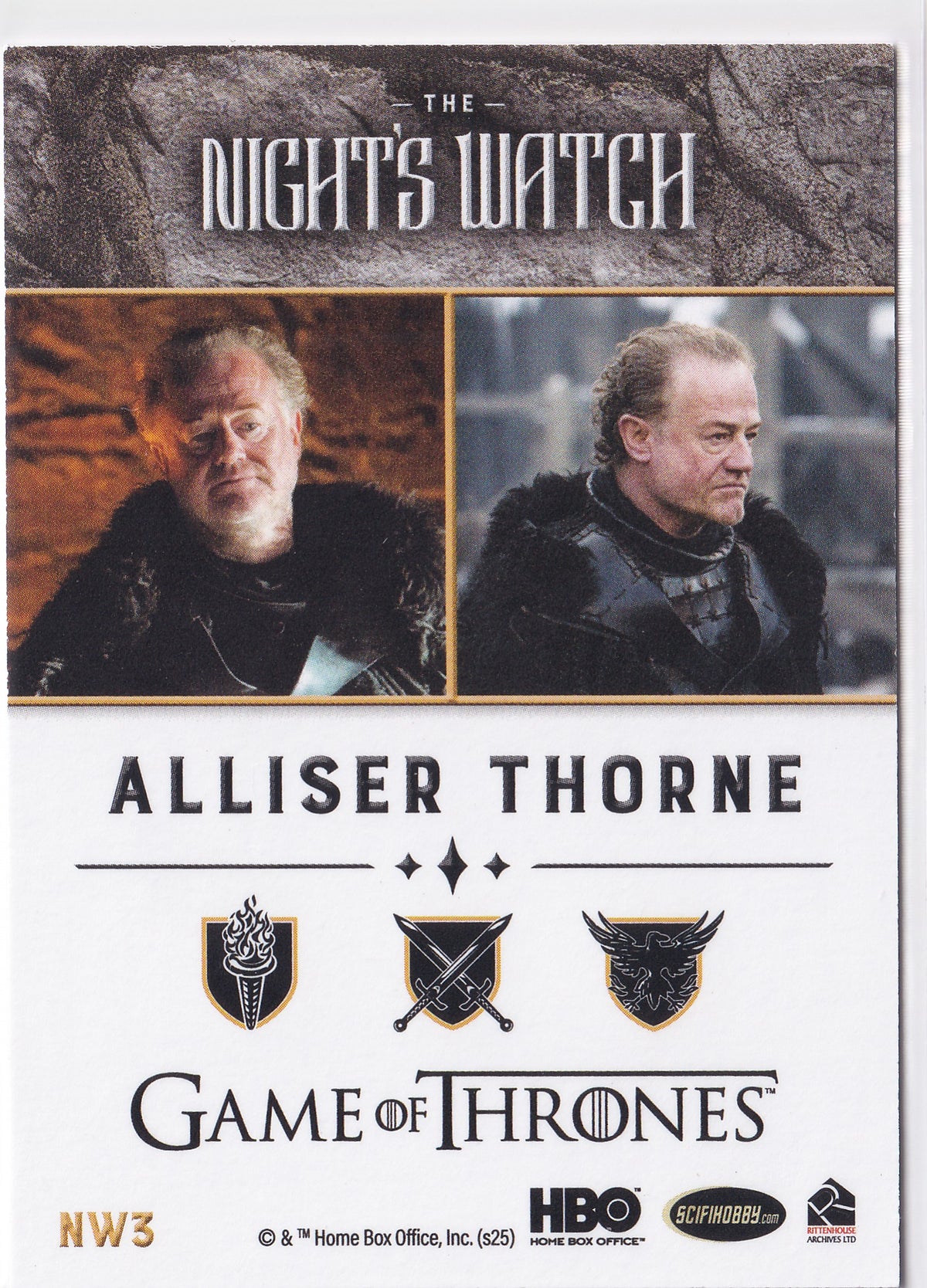 Alliser Thorne 2025 Game of Thrones: The Great Houses – The Night’s Watch #NW3