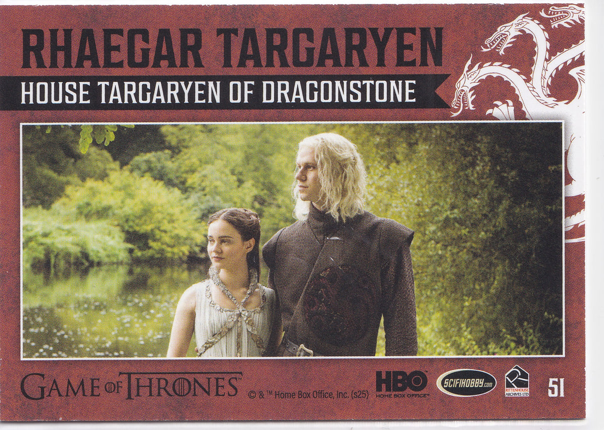 Rhaegar Targaryen 2025 Game of Thrones: The Great Houses #51
