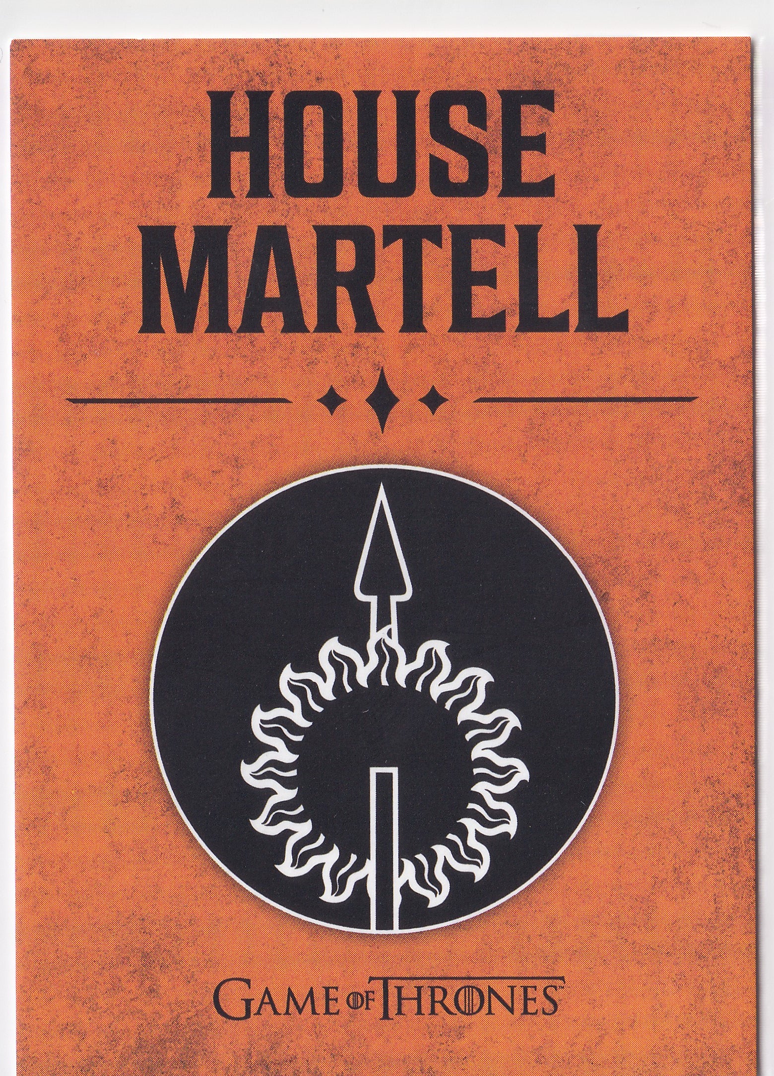 House Martell Sigil 2025 Rittenhouse Game of Thrones: The Great Houses – #37