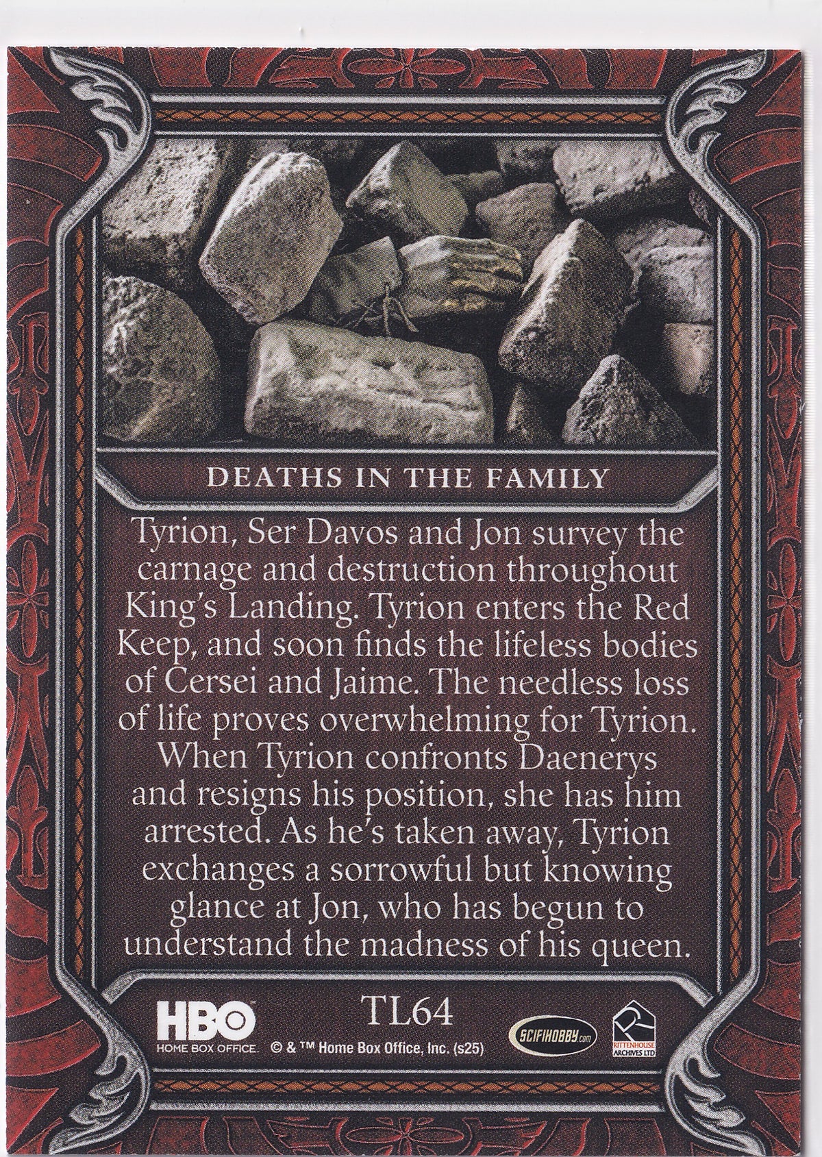 Tyrion Lannister – Deaths in the Family – TL64 – Game of Thrones: The Great Houses 2025