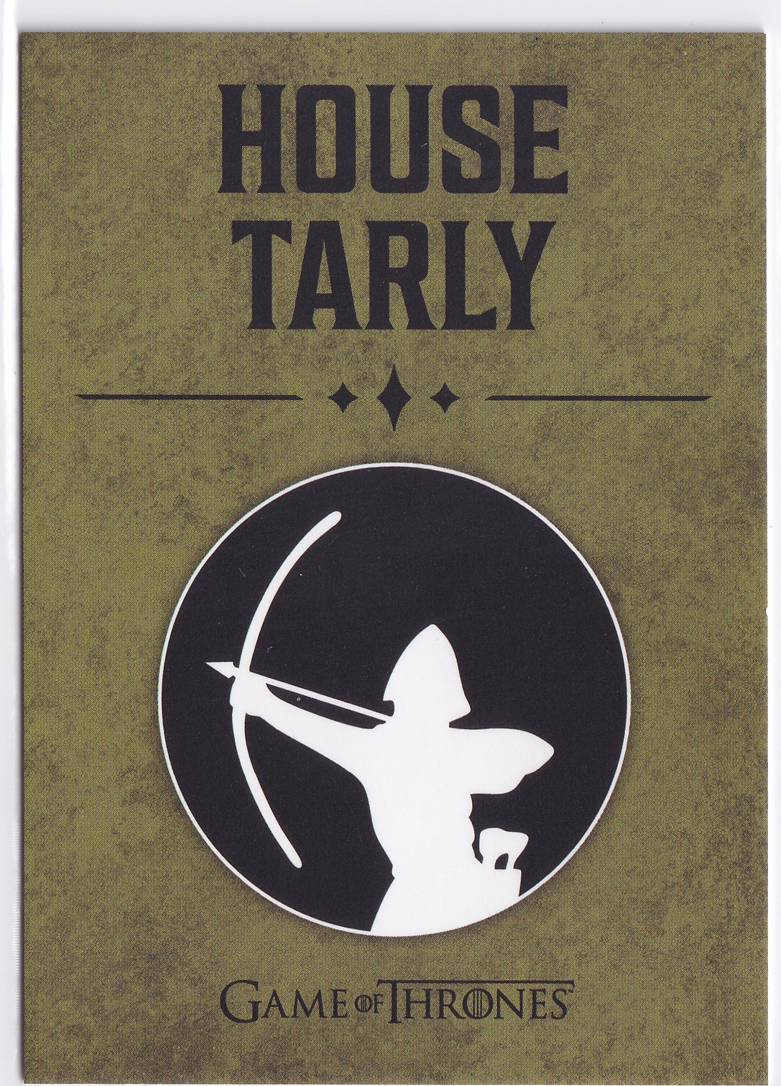 House Tarly Sigil 2025 Rittenhouse Game of Thrones: The Great Houses – #53