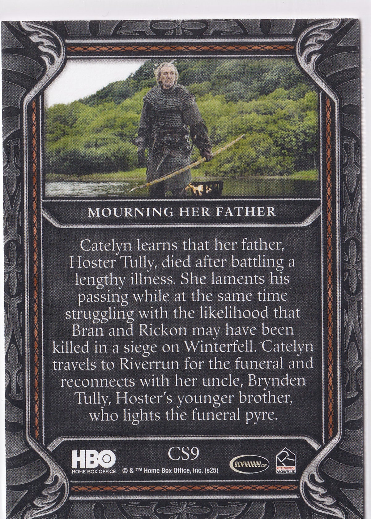 Catelyn Stark – Mourning Her Father 2025 Rittenhouse Game of Thrones: The Great Houses – CS9