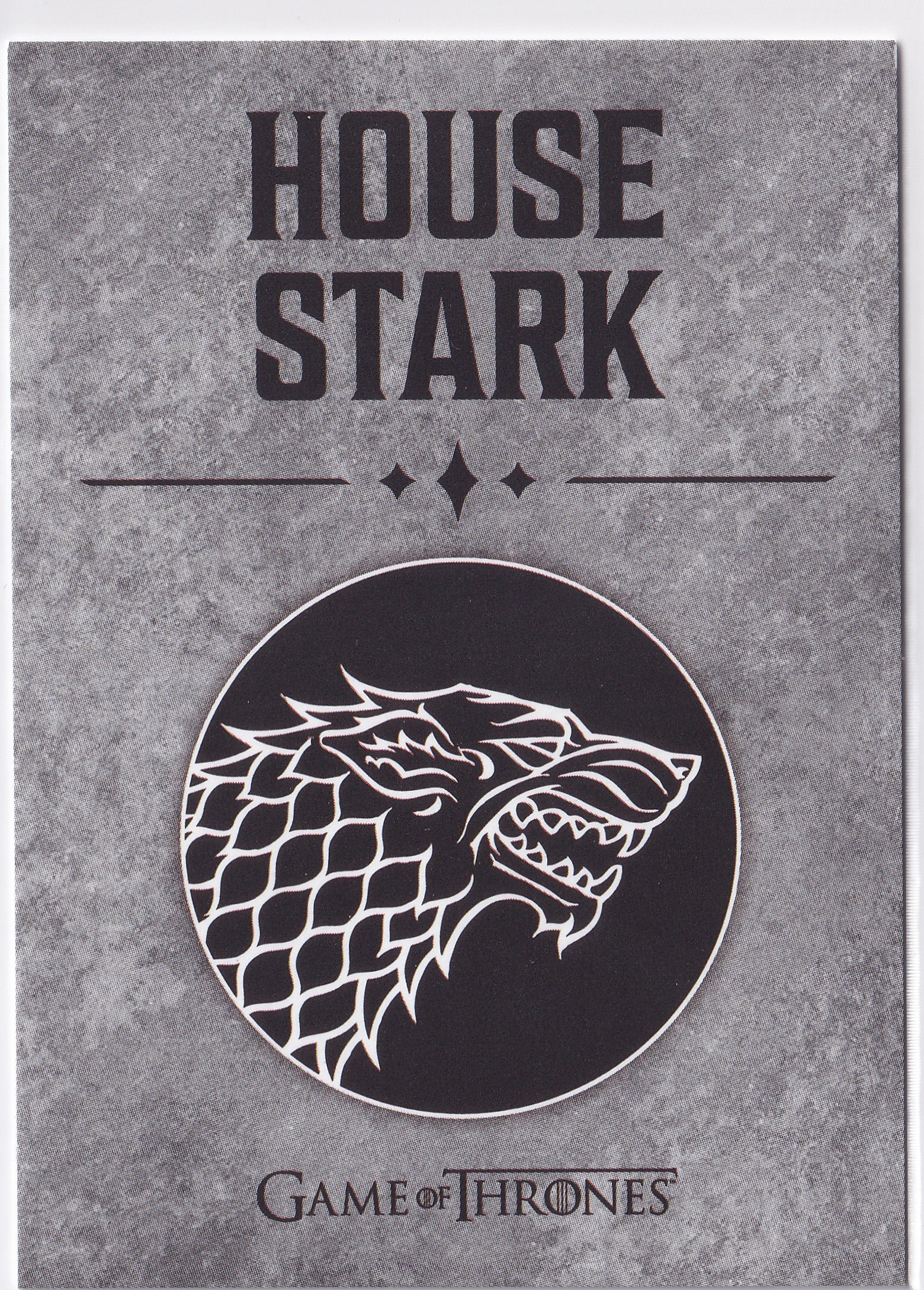 House Stark Sigil 2025 Rittenhouse Game of Thrones: The Great Houses – #1