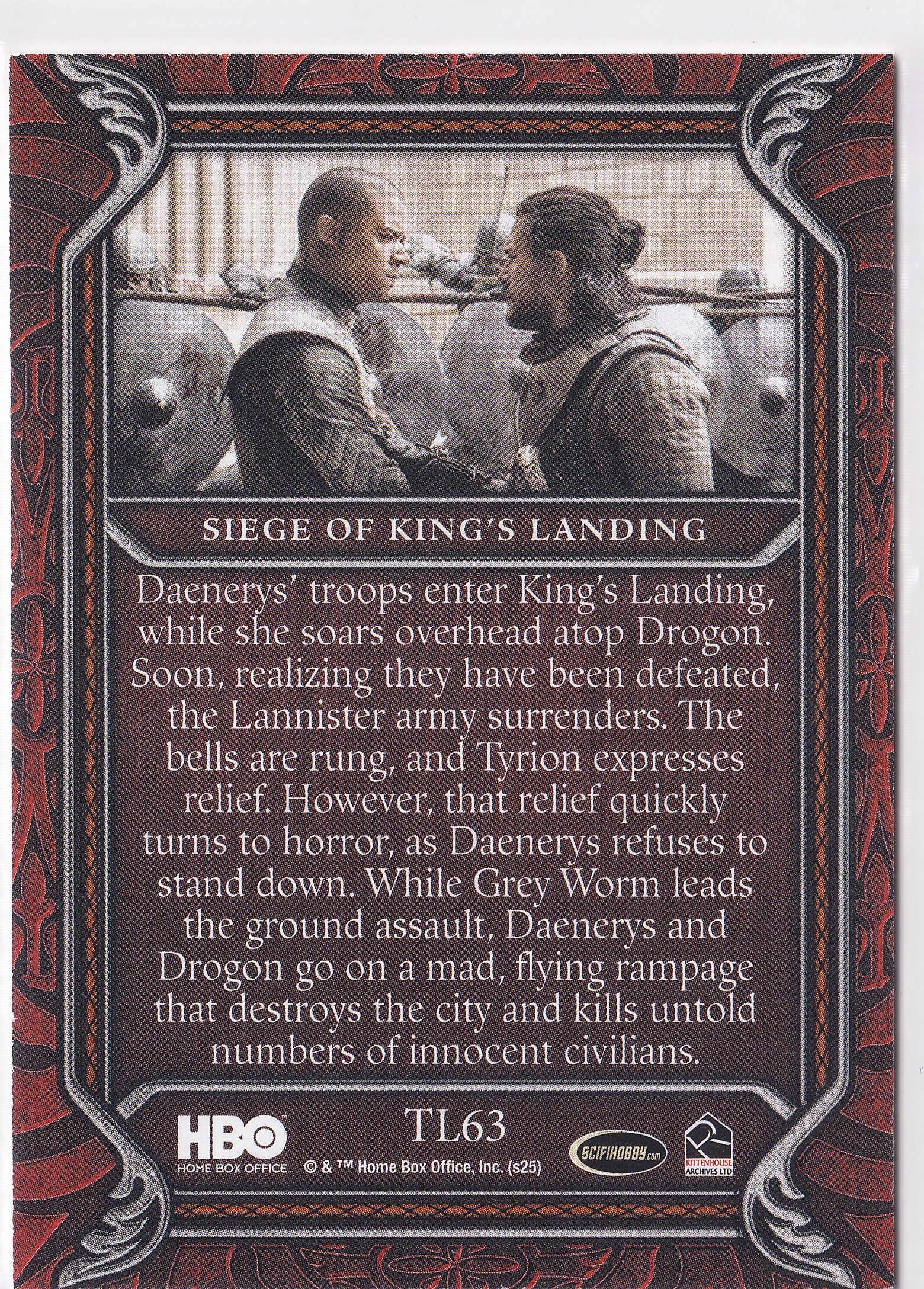 Siege of King’s Landing – TL63 – Game of Thrones: The Great Houses 2025