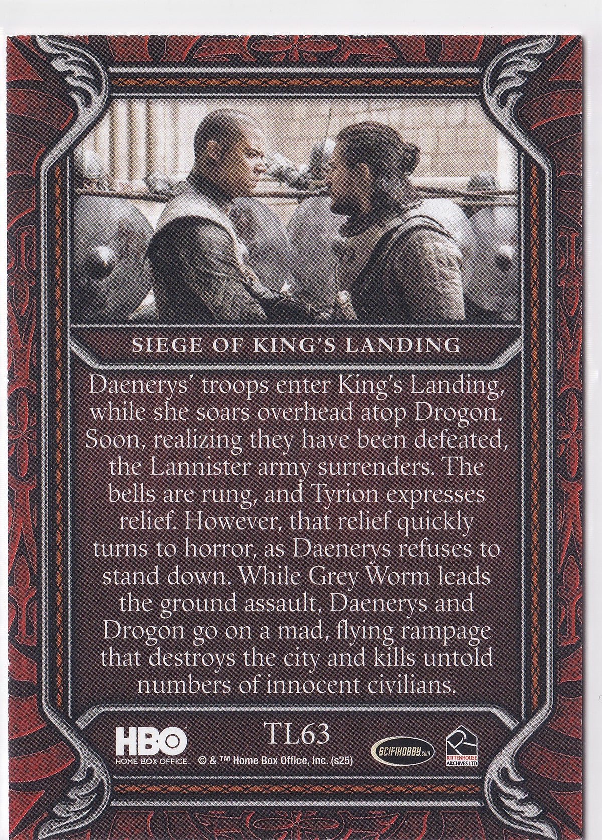 Siege of King’s Landing – TL63 – Game of Thrones: The Great Houses 2025