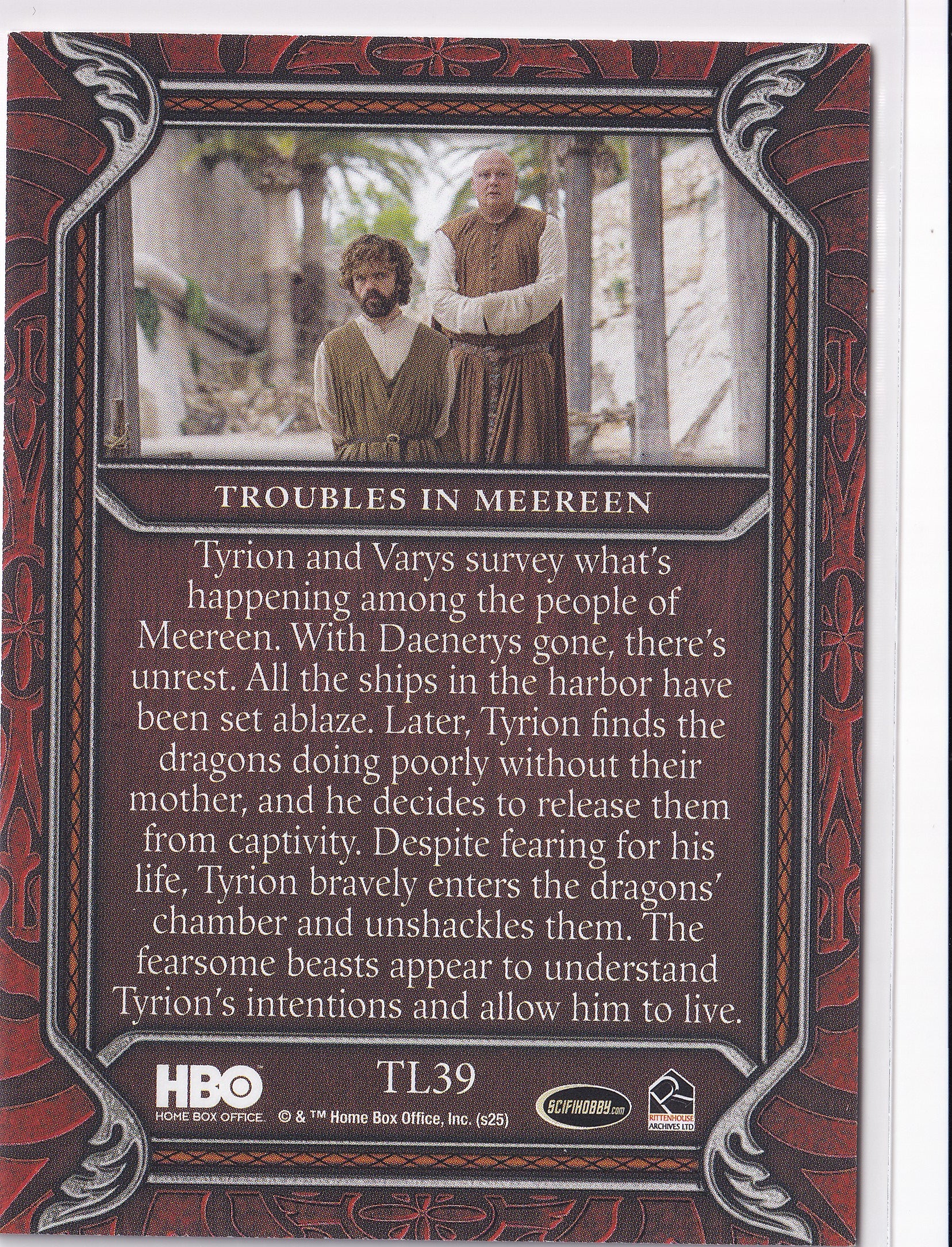 Troubles in Meereen 2025 Rittenhouse Game of Thrones: The Great Houses – TL39