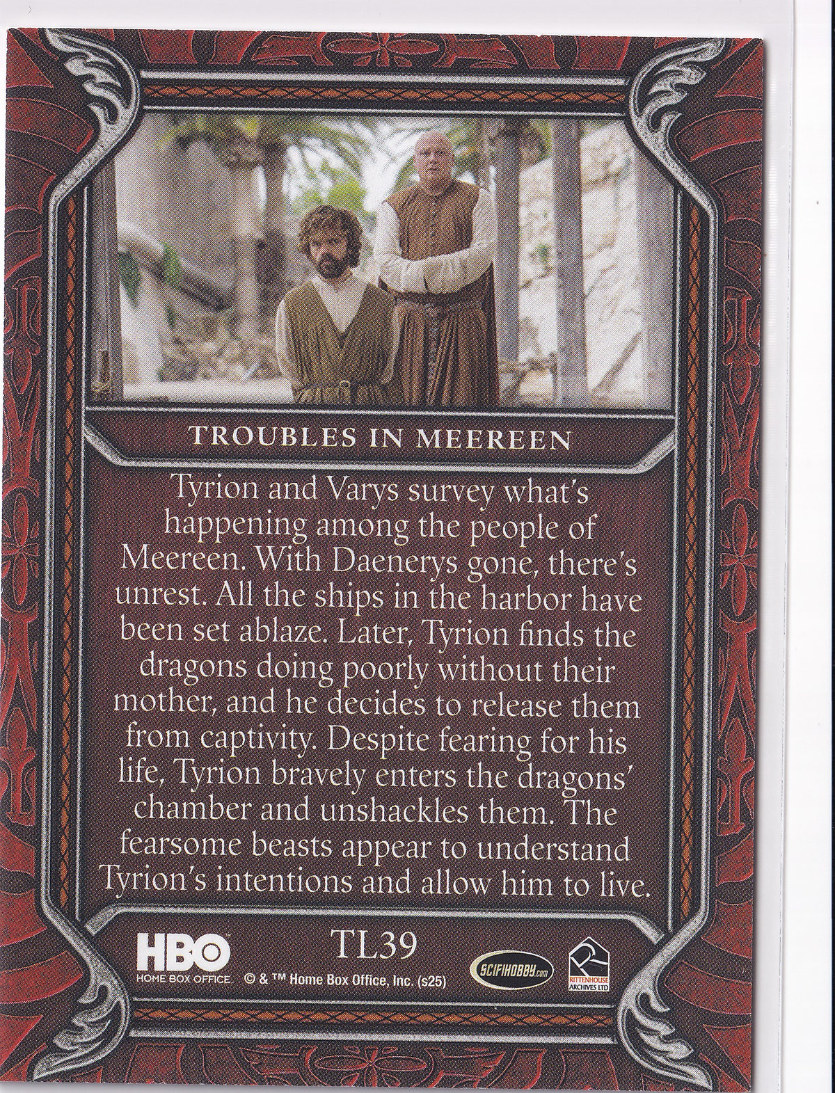 Troubles in Meereen 2025 Rittenhouse Game of Thrones: The Great Houses – TL39