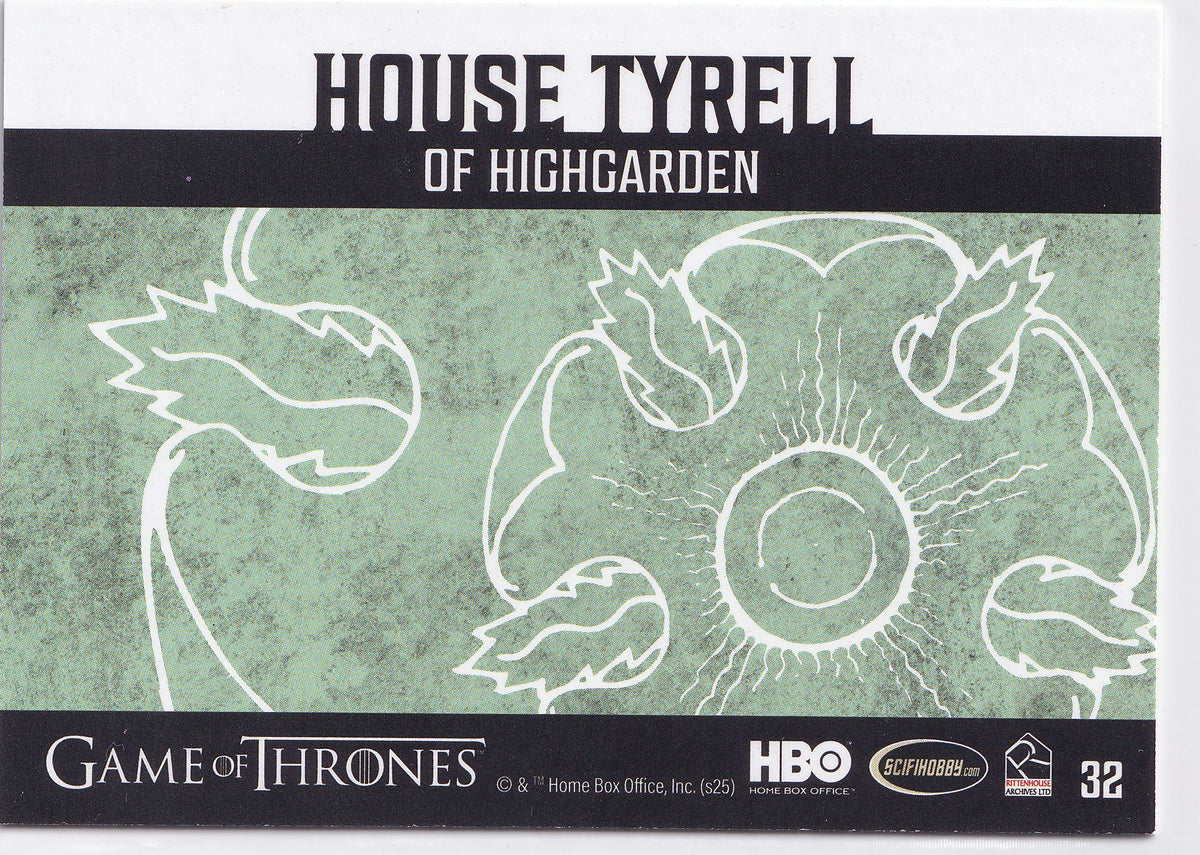 House Tyrell Sigil 2025 Rittenhouse Game of Thrones: The Great Houses – #32