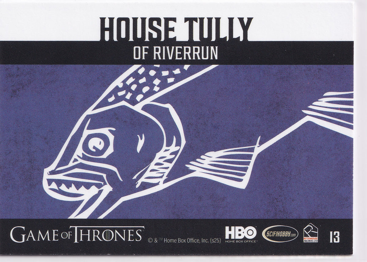 House Tully Sigil 2025 Rittenhouse Game of Thrones: The Great Houses – #13