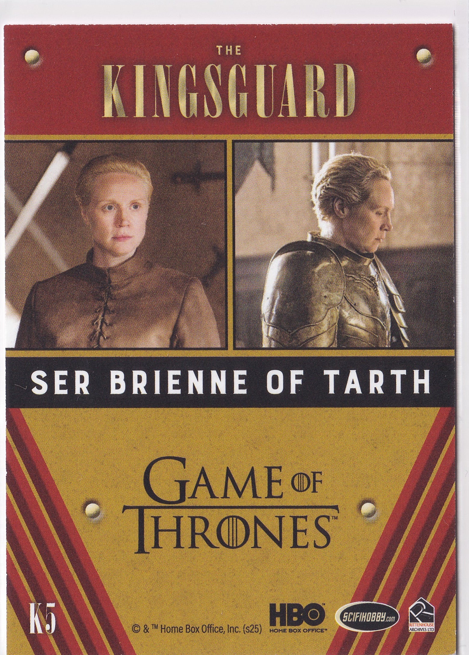 Brienne of Tarth – The Kingsguard K5 – Game of Thrones: The Great Houses 2025