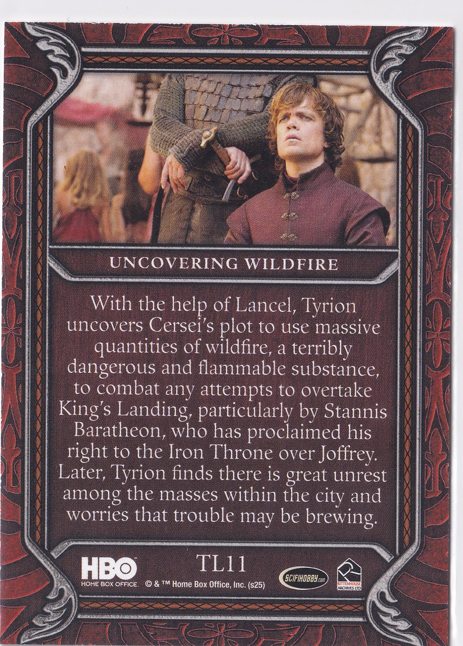 Uncovering Wildfire – TL11 – Game of Thrones: The Great Houses 2025