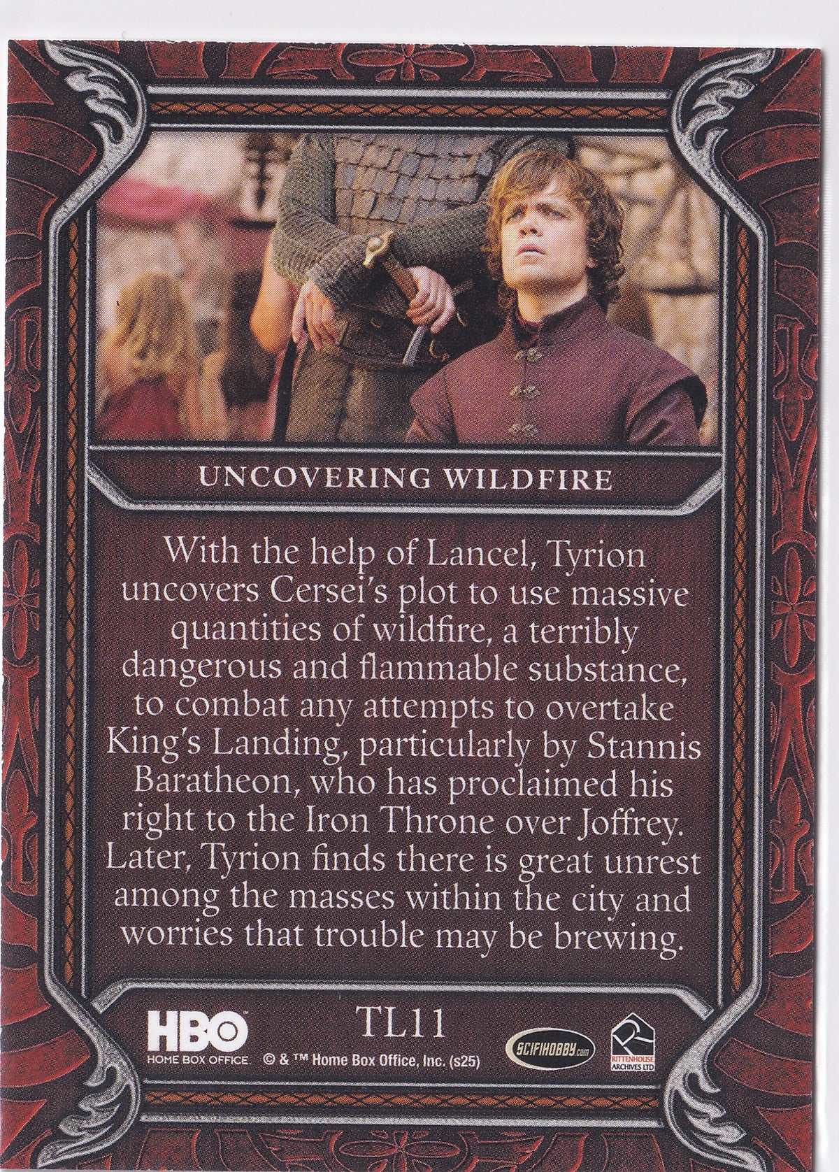 Uncovering Wildfire – TL11 – Game of Thrones: The Great Houses 2025