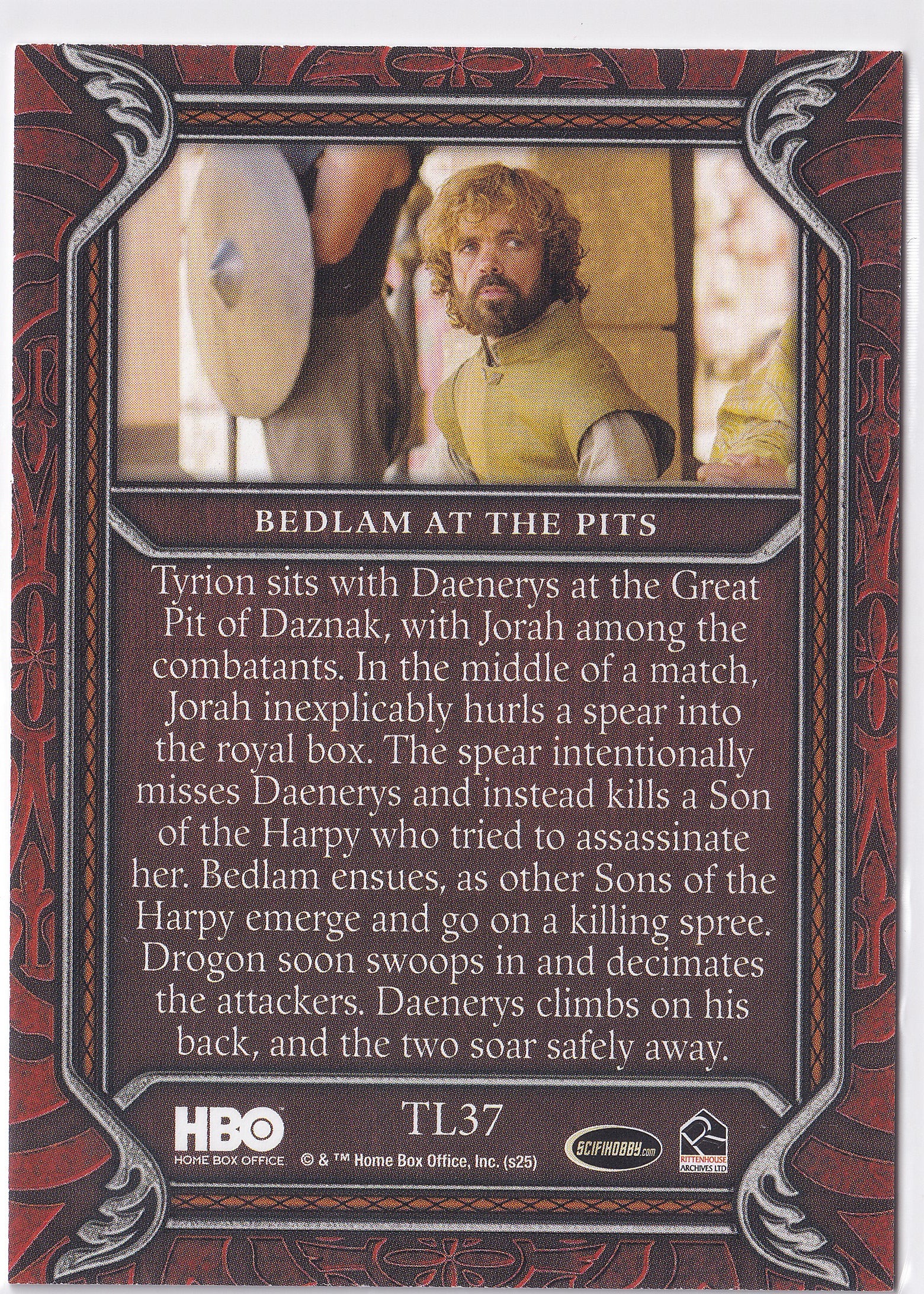 Bedlam at the Pits 2025 Rittenhouse Game of Thrones: The Great Houses – TL37