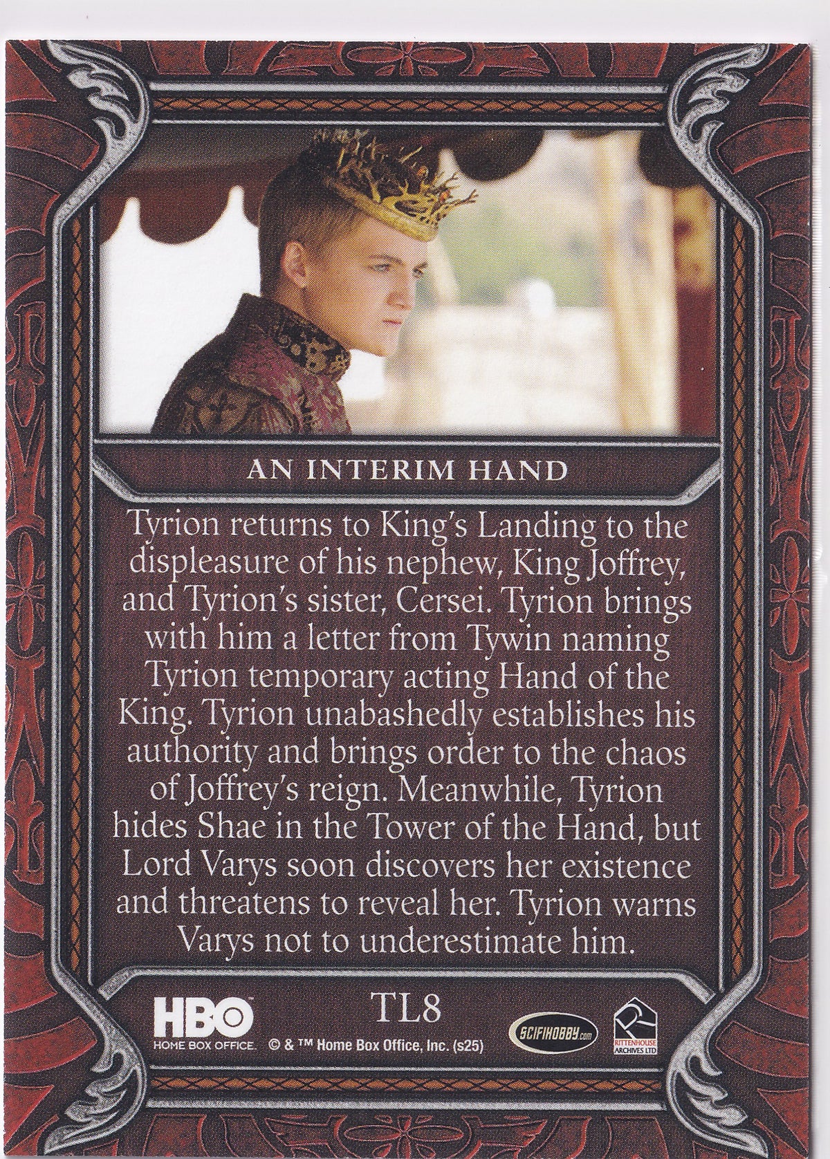 An Interim Hand – TL08 – Game of Thrones: The Great Houses 2025