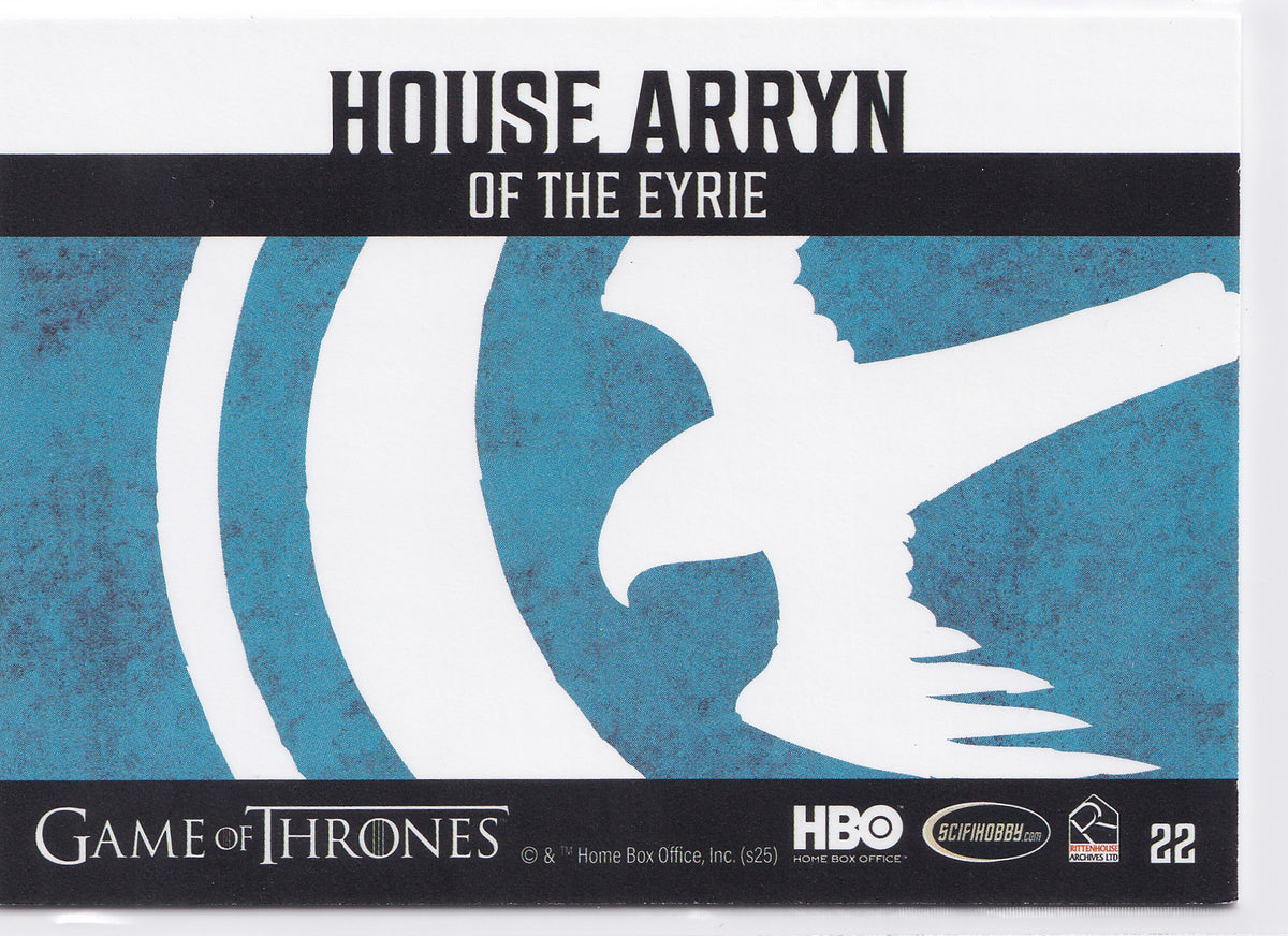 House Arryn Sigil 2025 Rittenhouse Game of Thrones: The Great Houses – #22