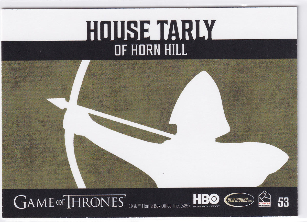 House Tarly Sigil 2025 Rittenhouse Game of Thrones: The Great Houses – #53