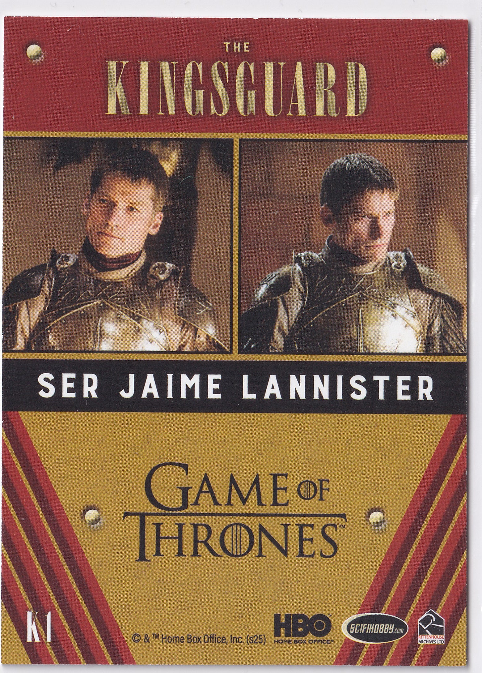 Ser Jaime Lannister – The Kingsguard K1 – Game of Thrones: The Great Houses 2025
