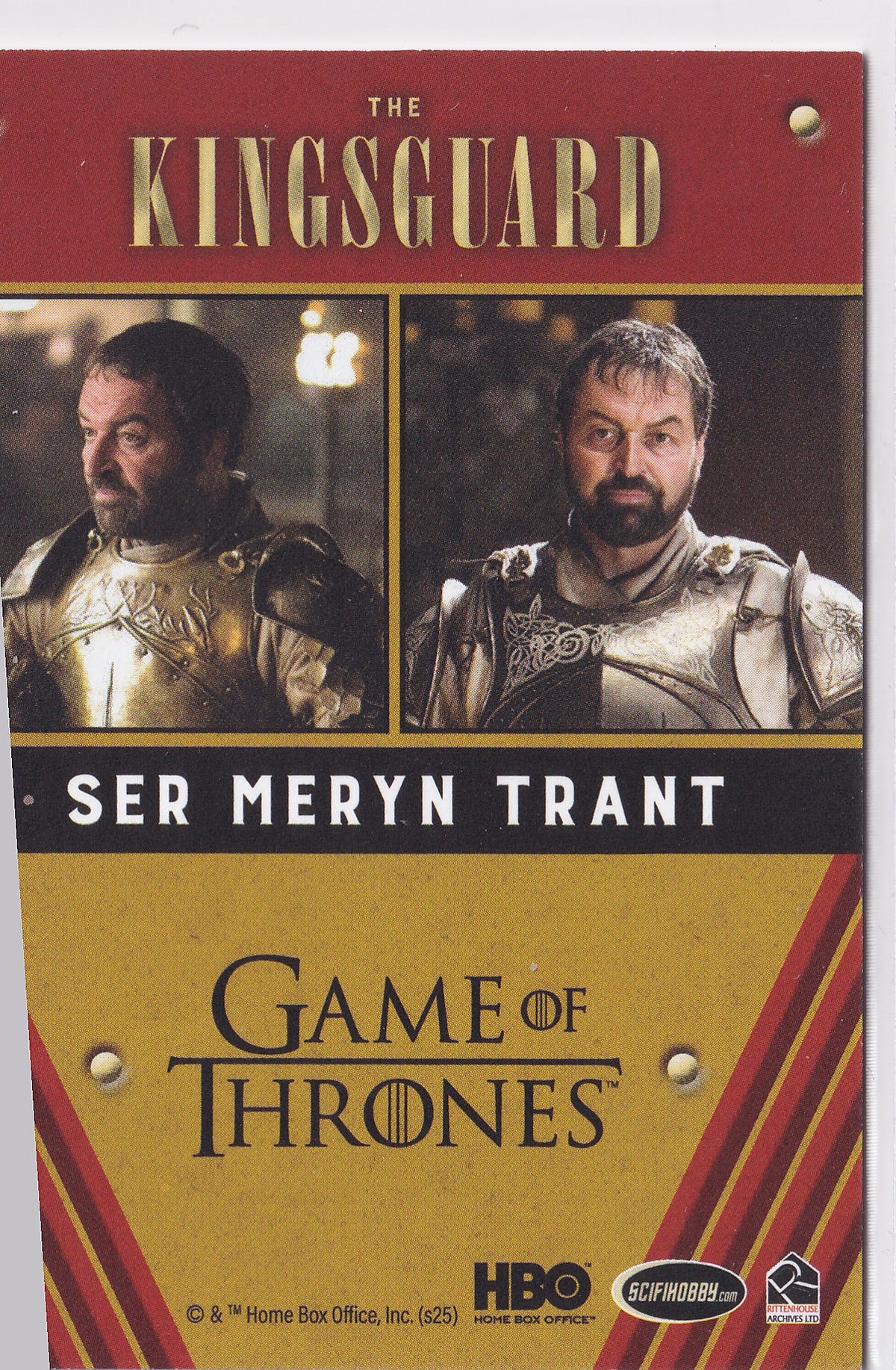 Ser Meryn Trant – The Kingsguard K2 – Game of Thrones: The Great Houses 2025