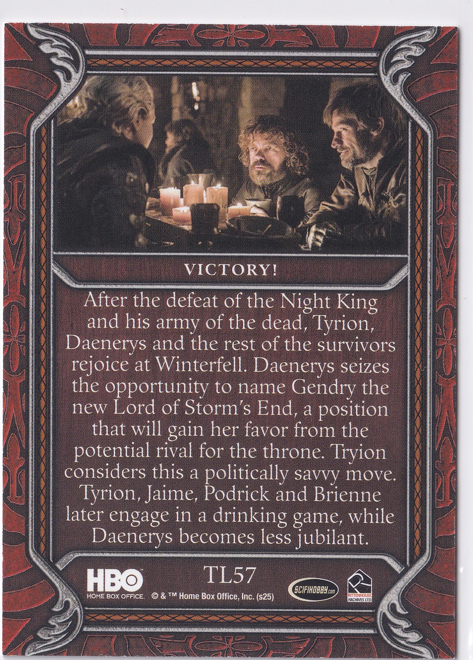 Daenerys Targaryen – Victory! 2025 Rittenhouse Game of Thrones: The Great Houses – TL57
