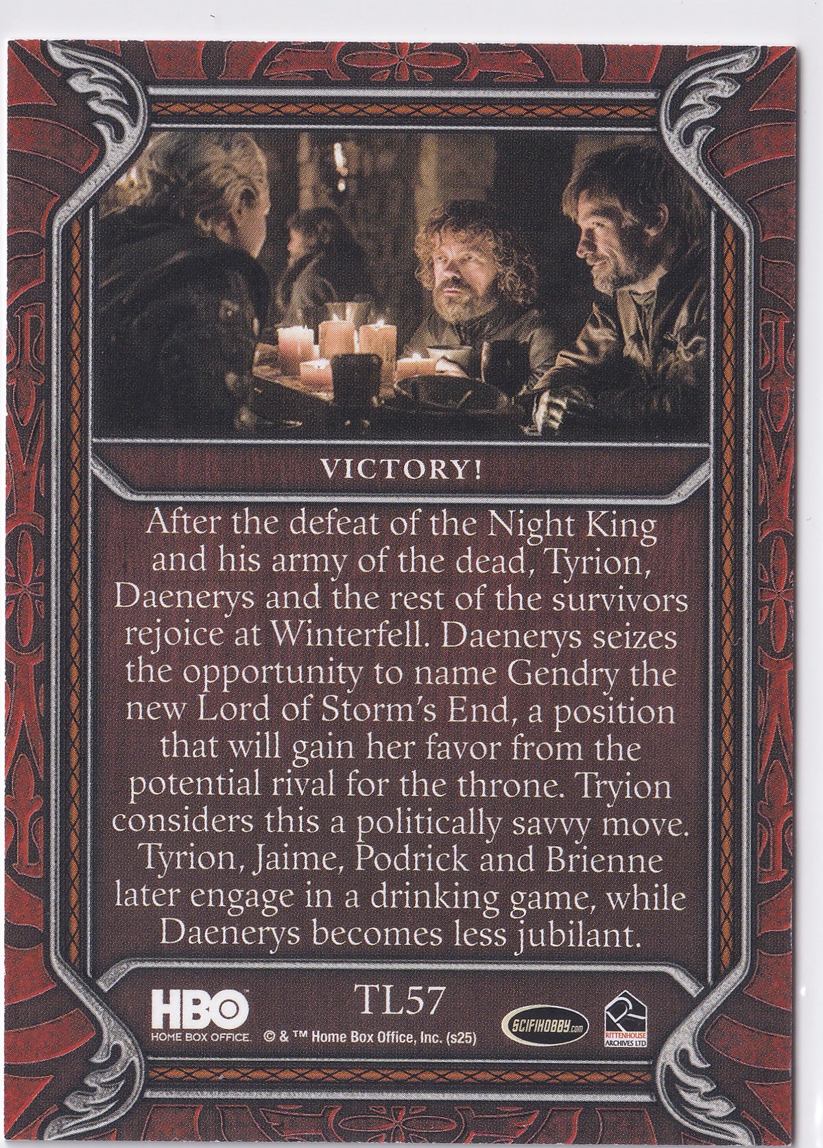 Daenerys Targaryen – Victory! 2025 Rittenhouse Game of Thrones: The Great Houses – TL57