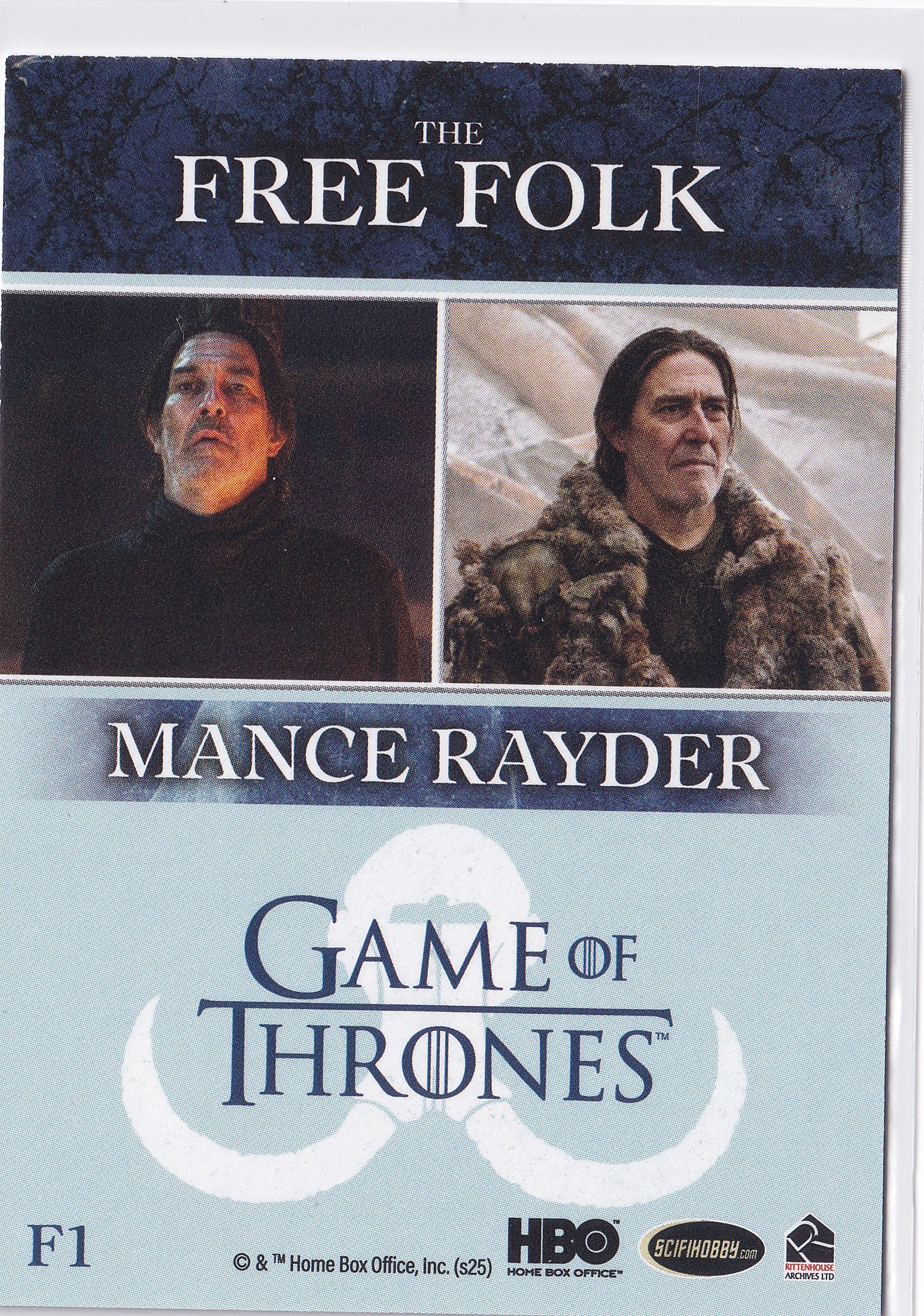 Mance Rayder – The Free Folk – F1 – Game of Thrones: The Great Houses 2025