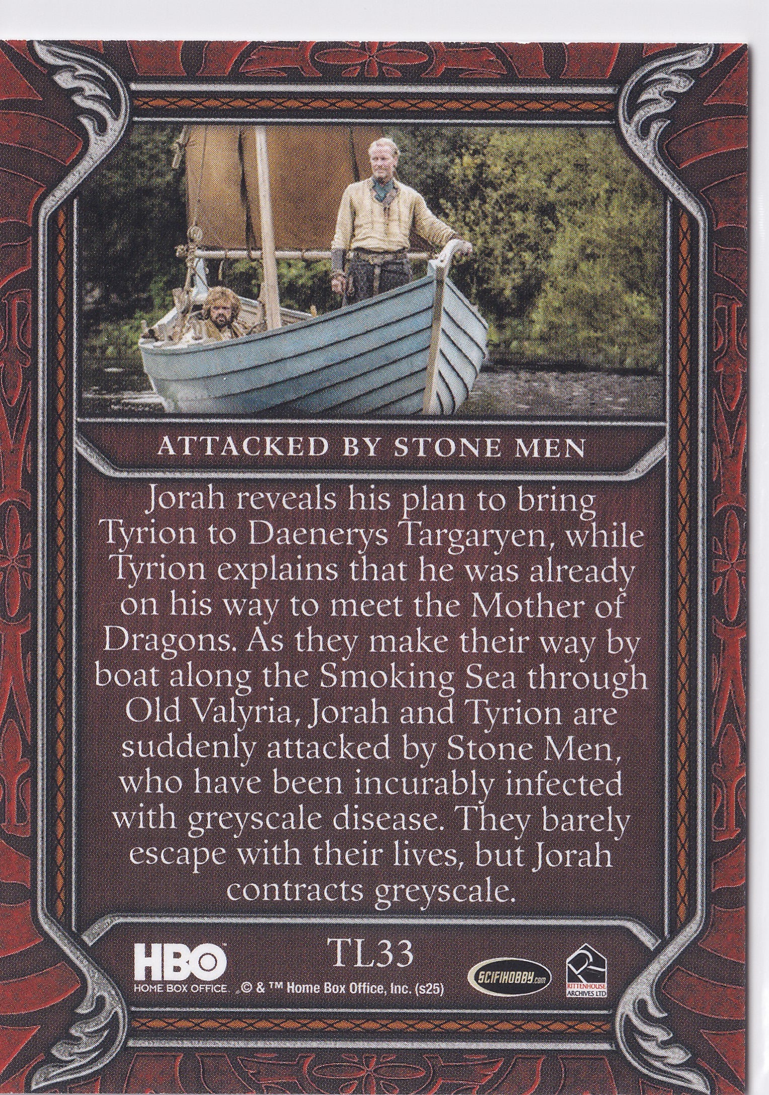 Attacked by Stone Men 2025 Rittenhouse Game of Thrones: The Great Houses – TL33