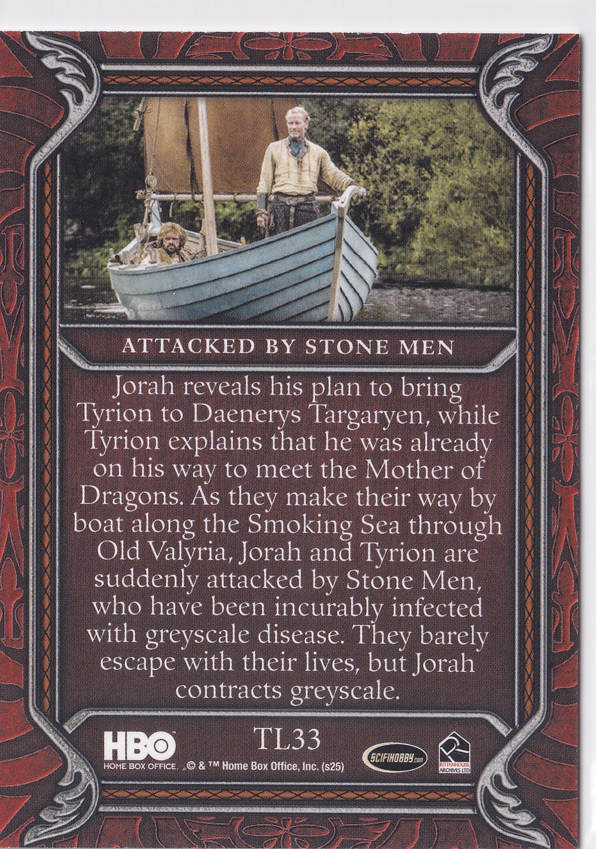 Attacked by Stone Men 2025 Rittenhouse Game of Thrones: The Great Houses – TL33