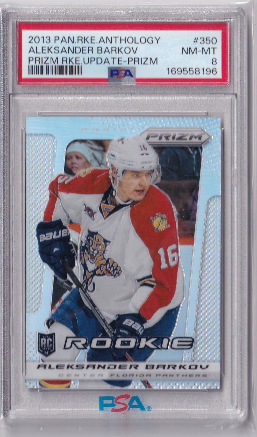 Aleksander Barkov 2013-14 Panini Rookie Anthology Prizm Rookie #350 PSA 8 – Florida Panthers