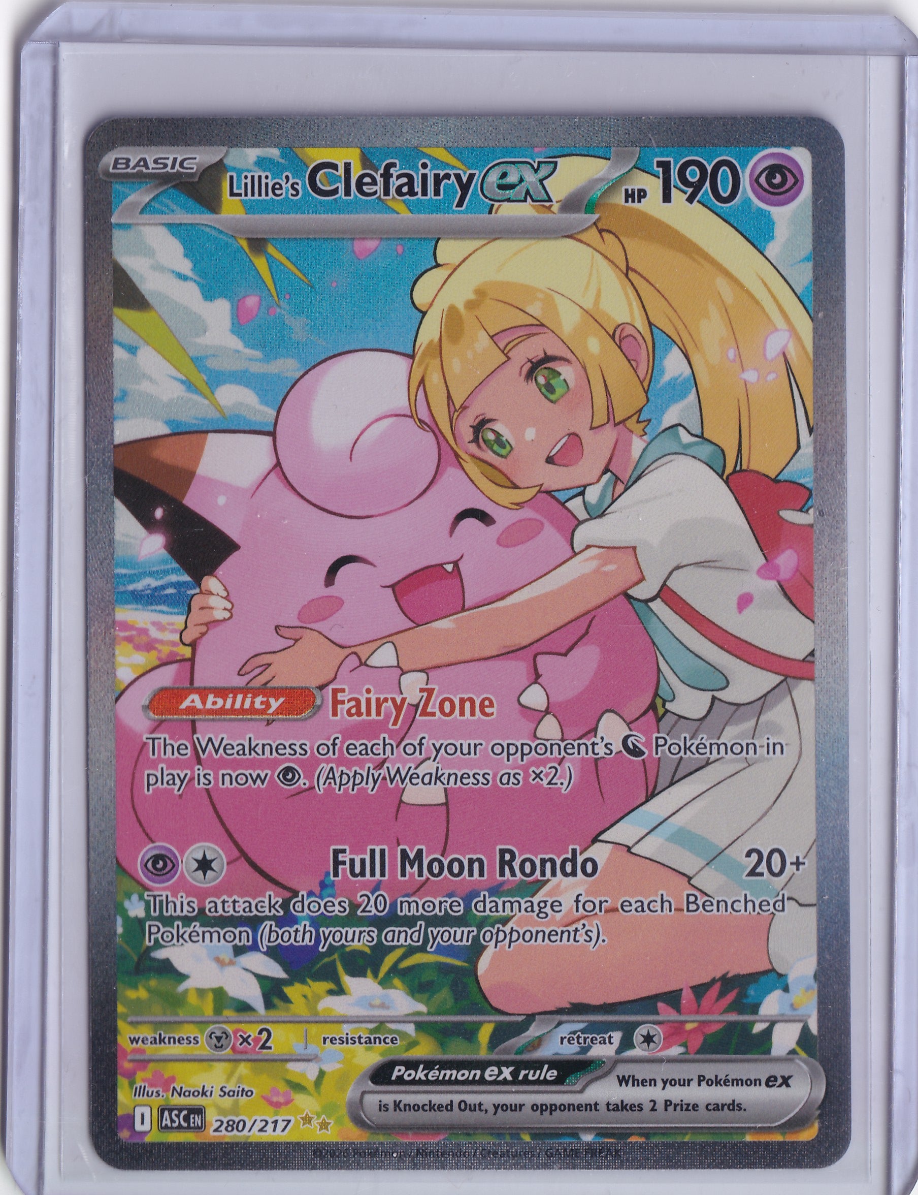 Lillie’s Clefairy ex 280/217 – Special Illustration Rare – Ascended Heroes