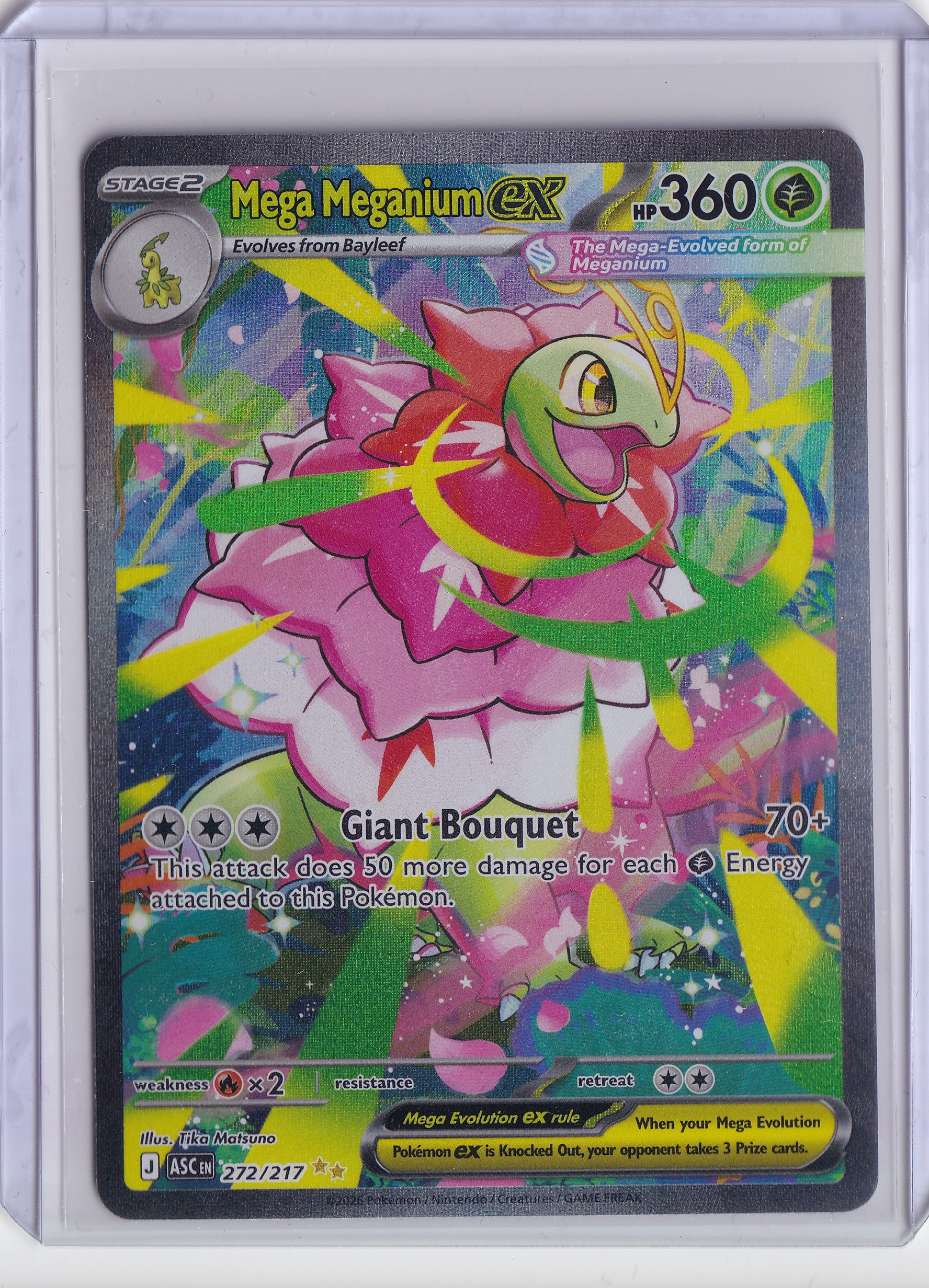 Mega Meganium ex 272/217 – Special Illustration Rare – Ascended Heroes