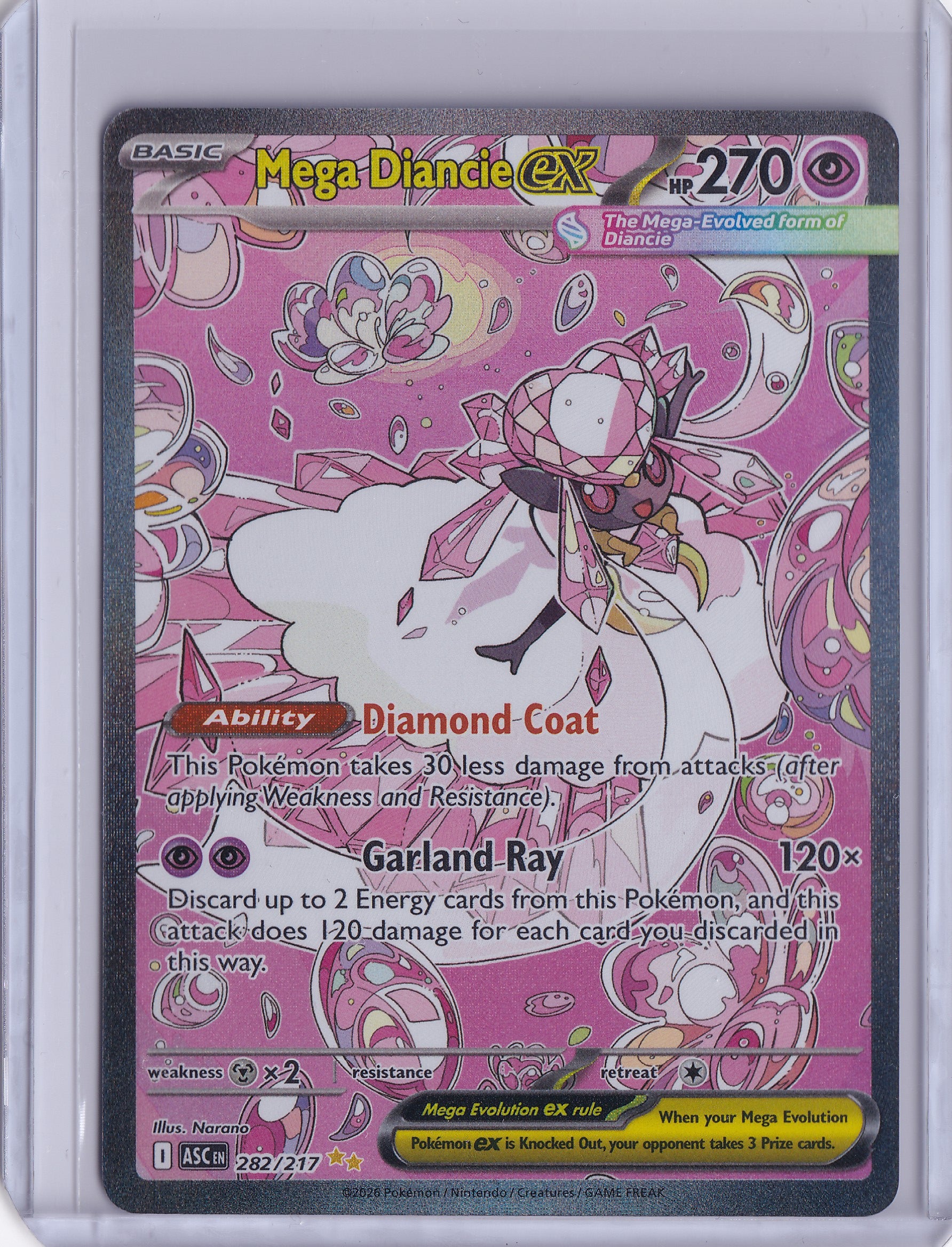 Mega Diancie ex 282/217 – Special Illustration Rare – Ascended Heroes