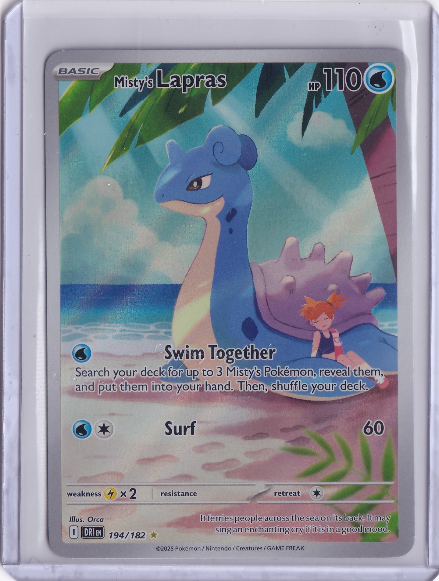 Misty’s Lapras 194/182 – Illustration Rare