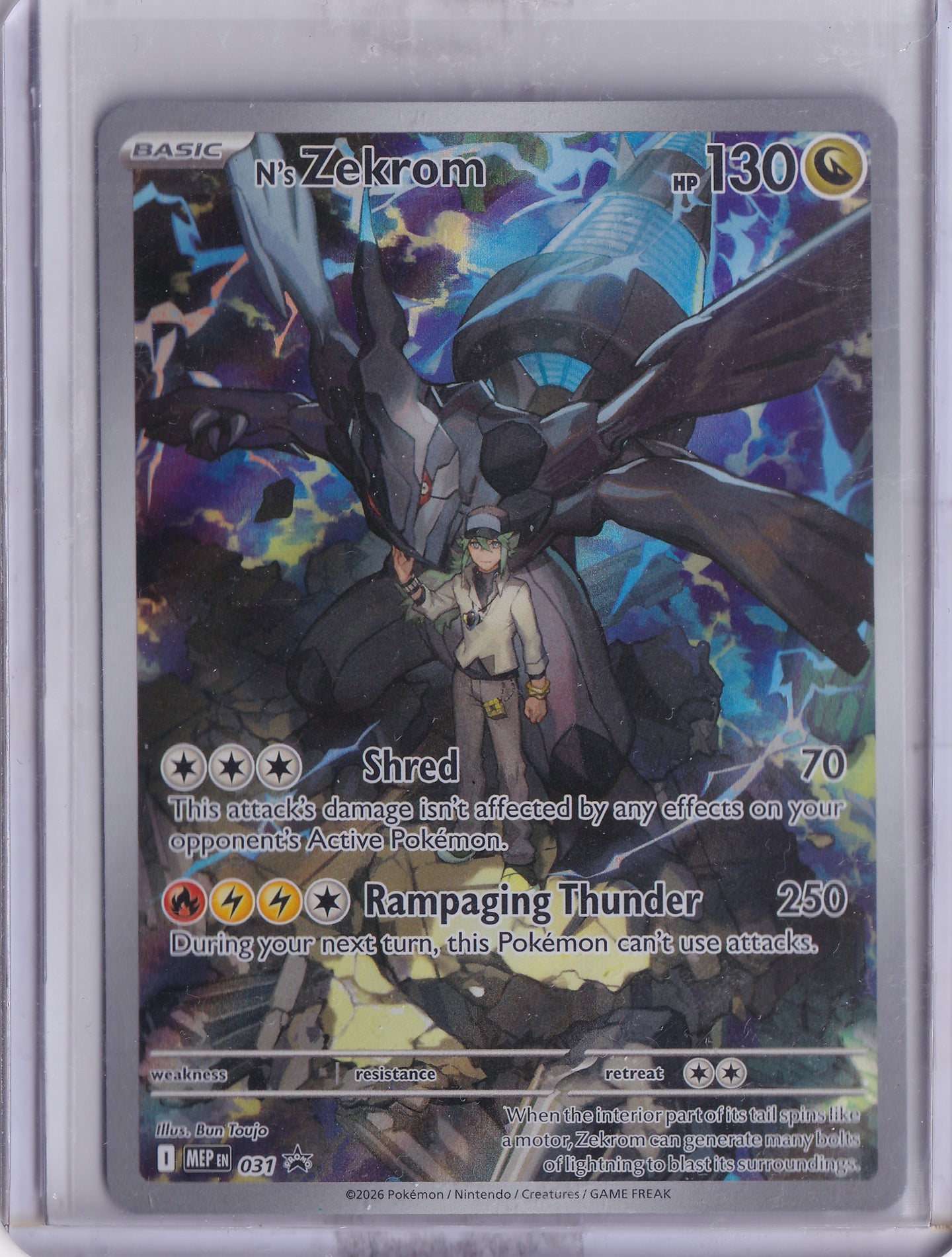 N’s Zekrom – MEP 031 – Black Star Promo – Pokémon TCG