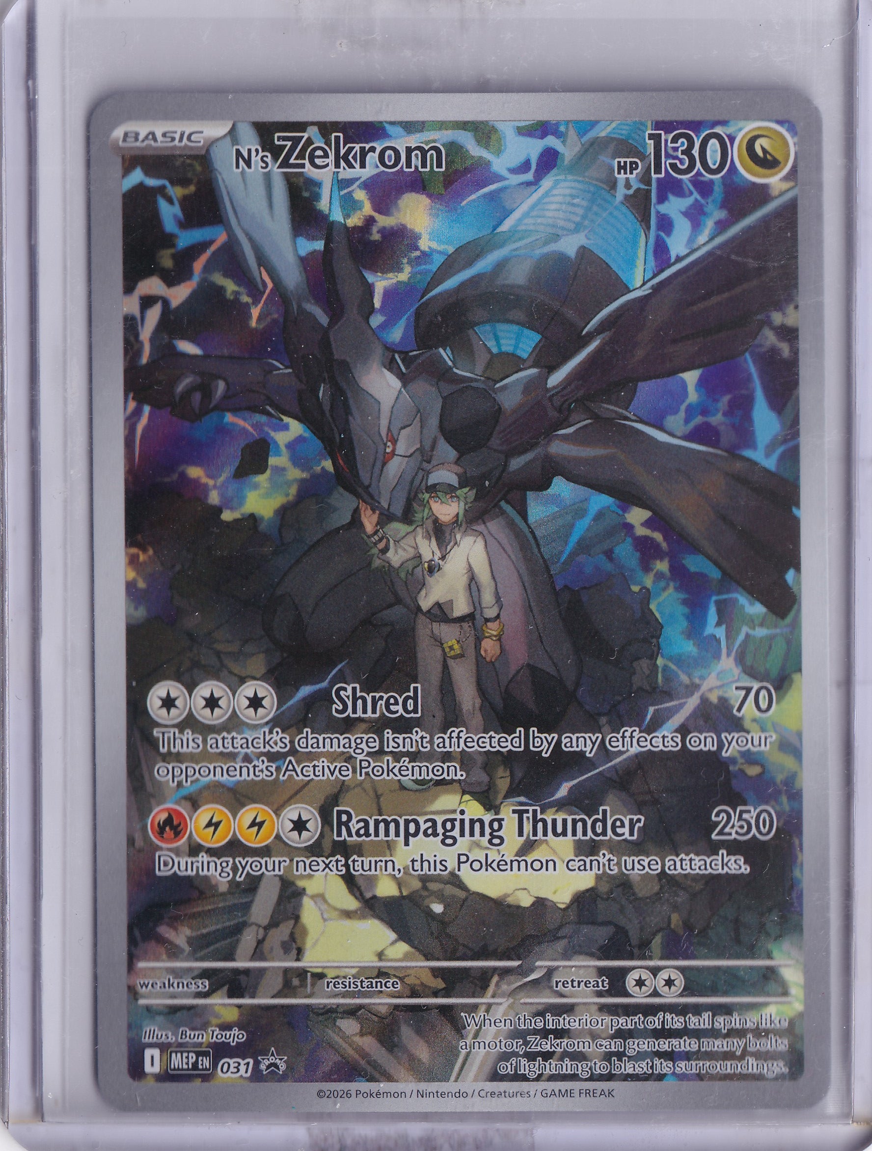 N’s Zekrom – MEP 031 – Black Star Promo – Pokémon TCG