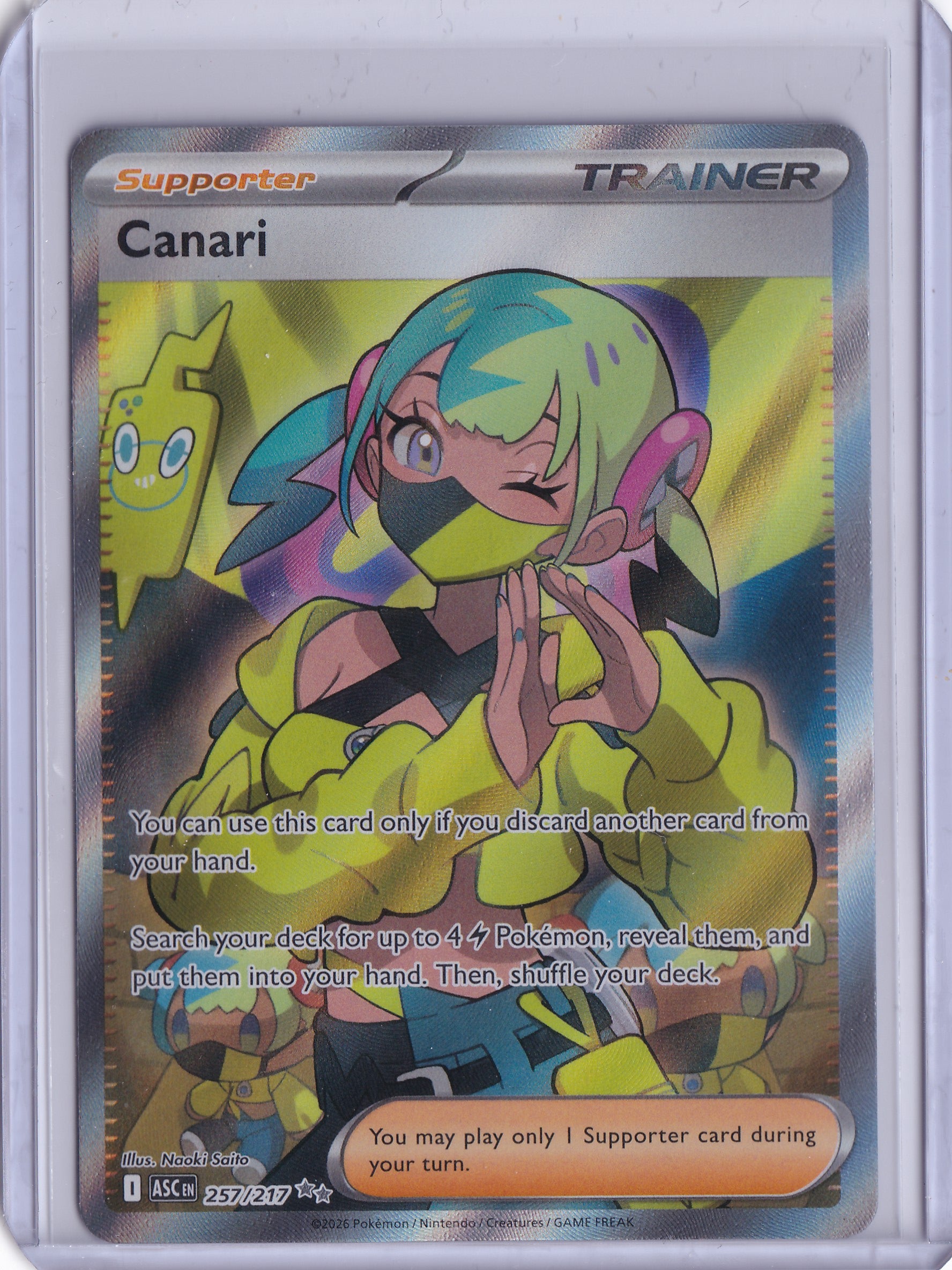 Canari – 257/217 – Ultra Rare – Ascended Heroes – Pokémon TCG